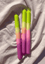 Dip Dye Kerzen 3er-Set ''Rainbow'' | bunt | STUDIO KUKKA - Bild 1 (Placeholder)