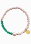 Perlenarmband "Smiley" | rosa/grün | DON' APARTE - Bild 1 (Placeholder)