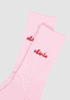Statement Socken ''Chérie'' | Größe 39-42 | rosa/rot | NO BAD DAYS CLUB - Bild 1 (Placeholder)