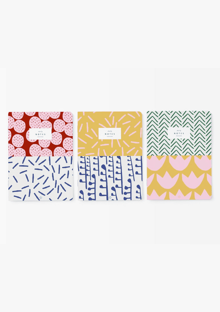 Notizbuch "Pattern" | grün/rosa | TYPEALIVE - Bild 5