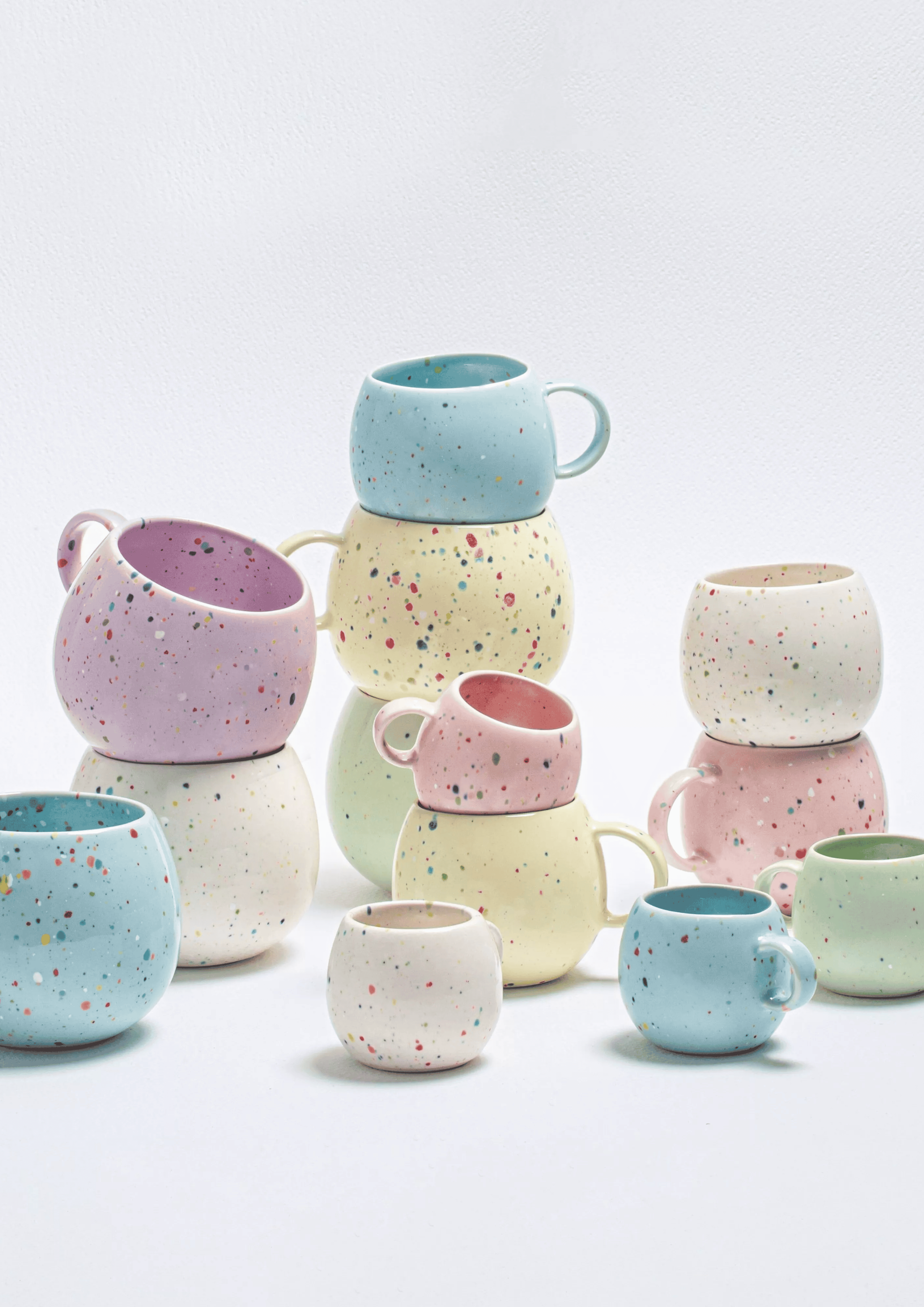 Keramiktasse ''Party'' | cremeweiß | EGG BACK HOME - Bild 6