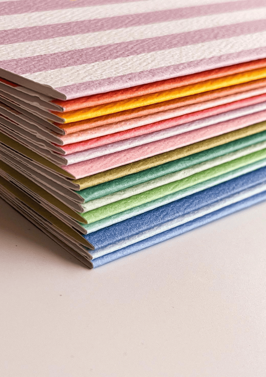 Notizbuch "Stripes" | hellblau | FIN STUDIO - Bild 6