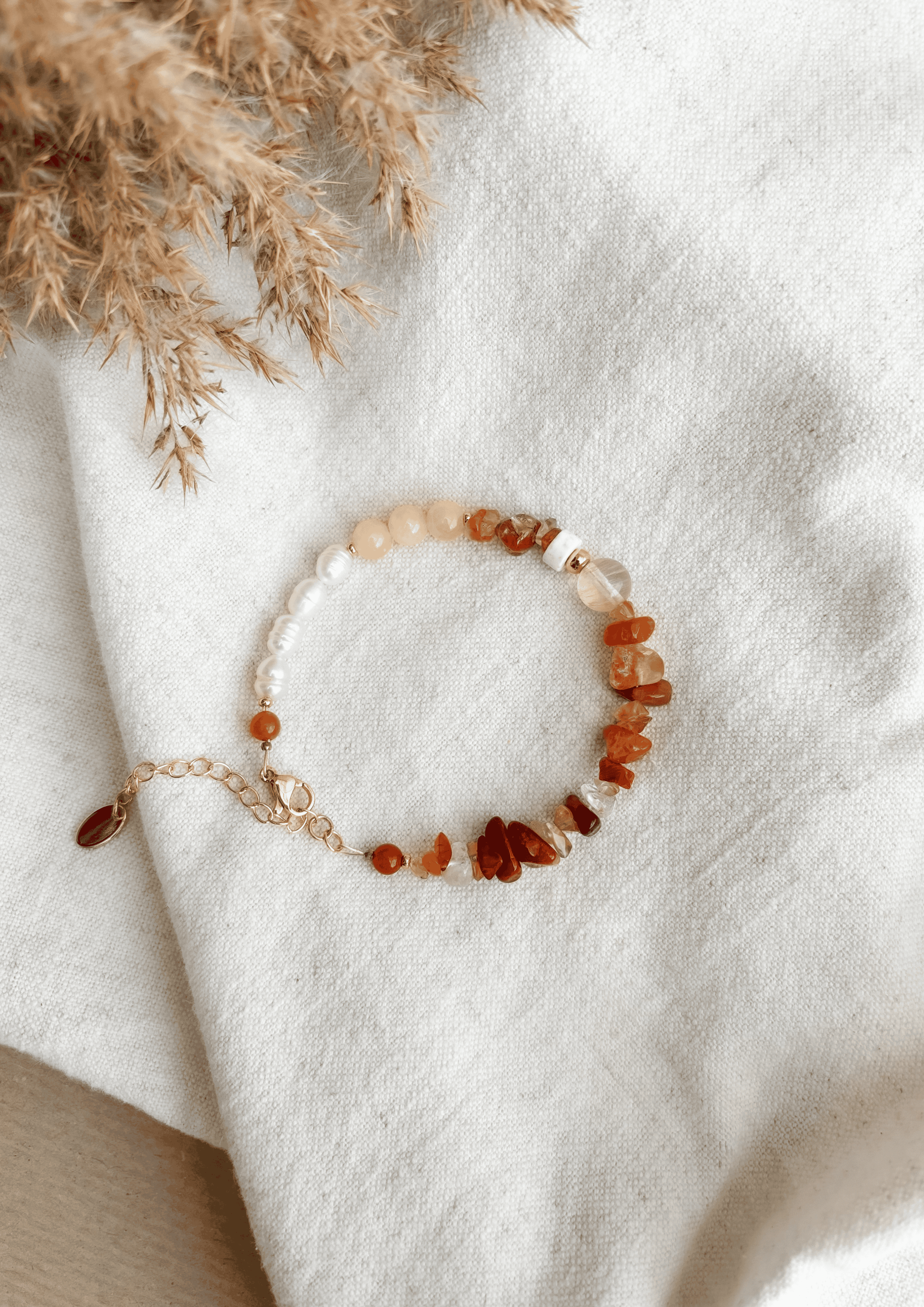 Perlenarmband ''Siena'' | amber | Allerliebst