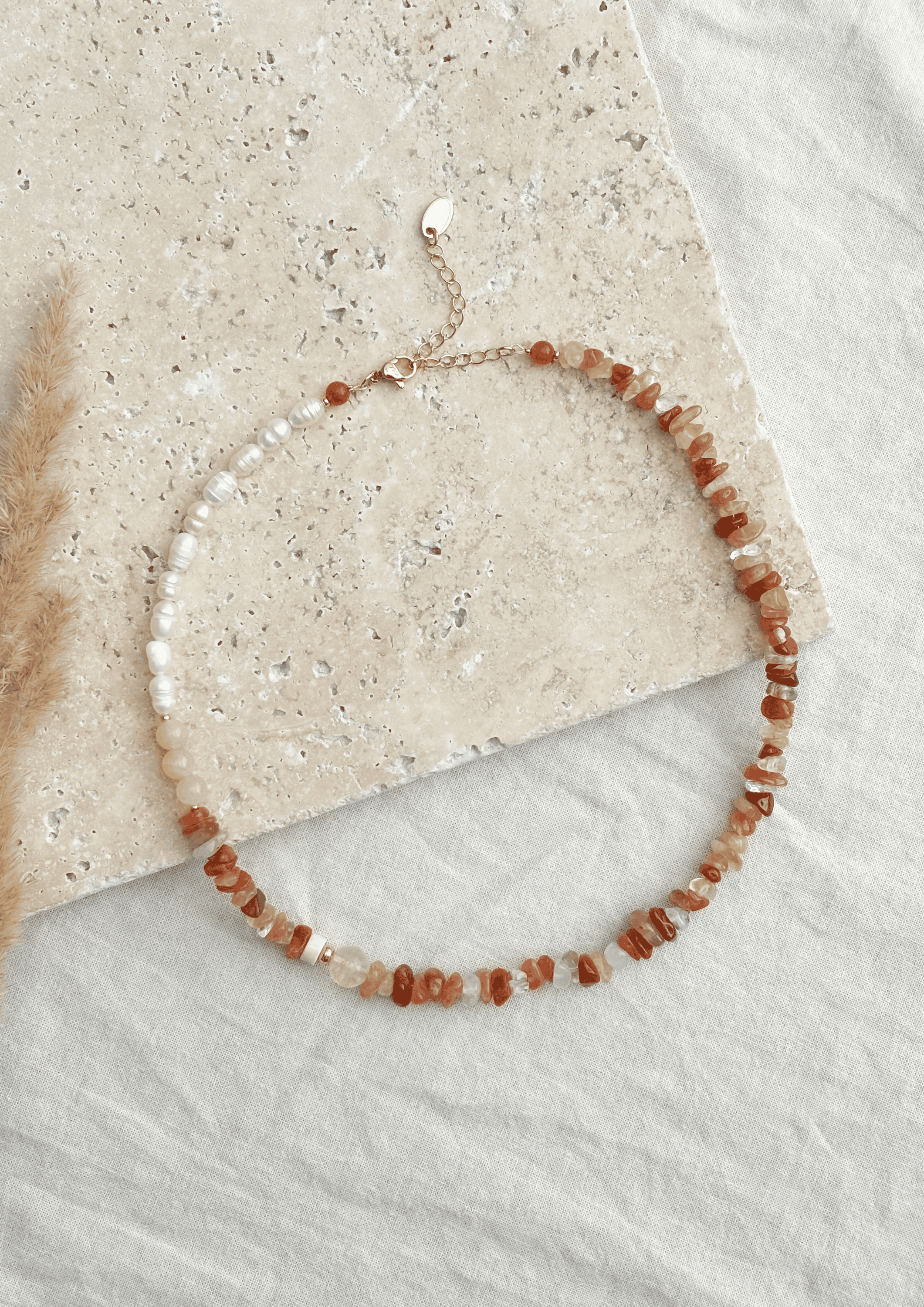 Perlenkette ''Siena'' | amber | Allerliebst