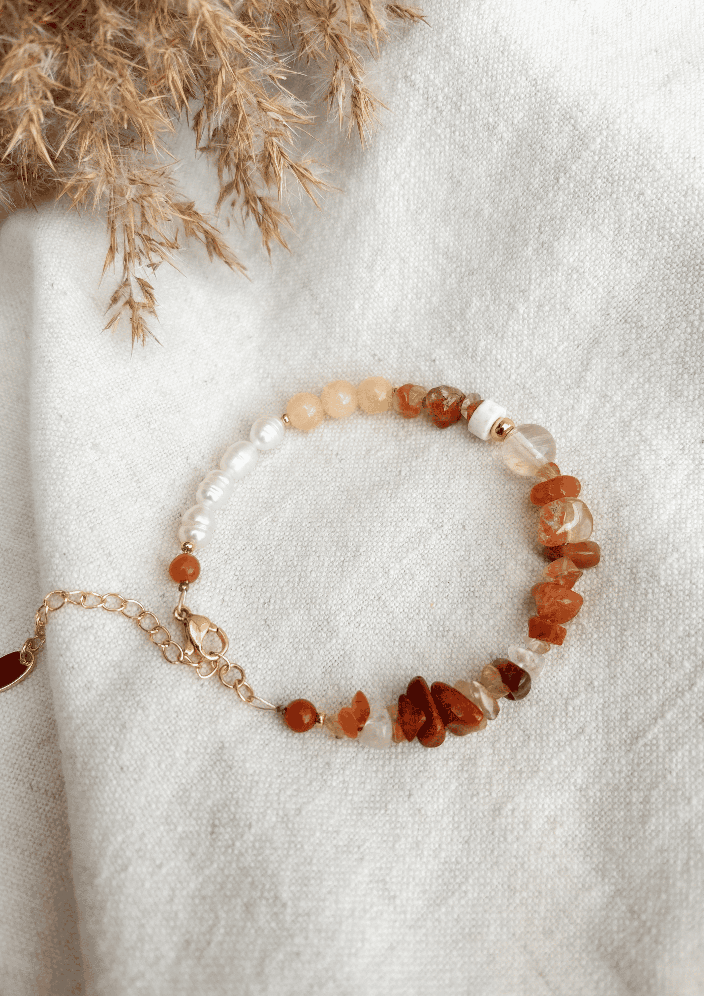 Perlenarmband ''Siena'' | amber | Allerliebst - Bild 2