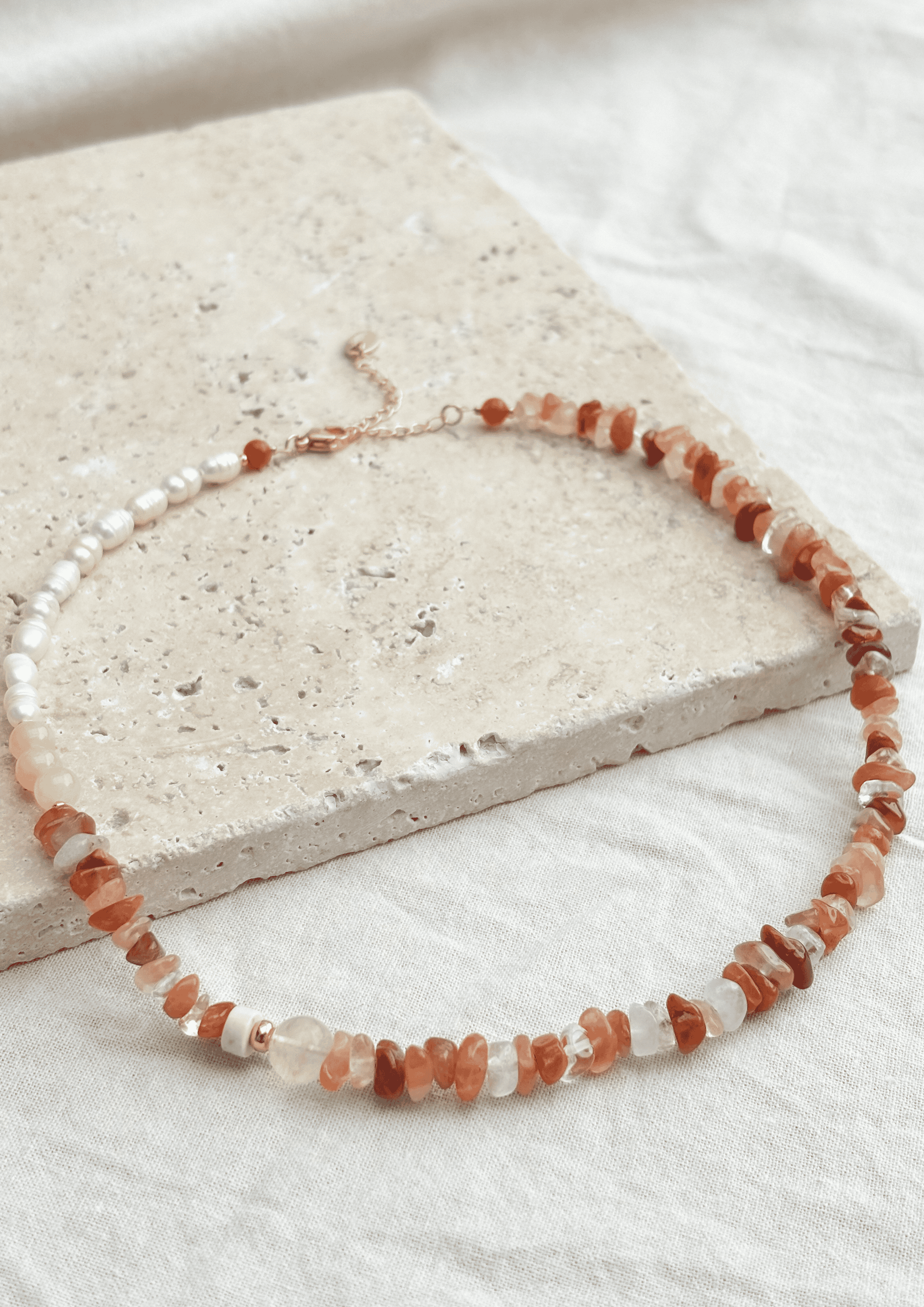 Perlenkette ''Siena'' | amber | Allerliebst - Bild 2