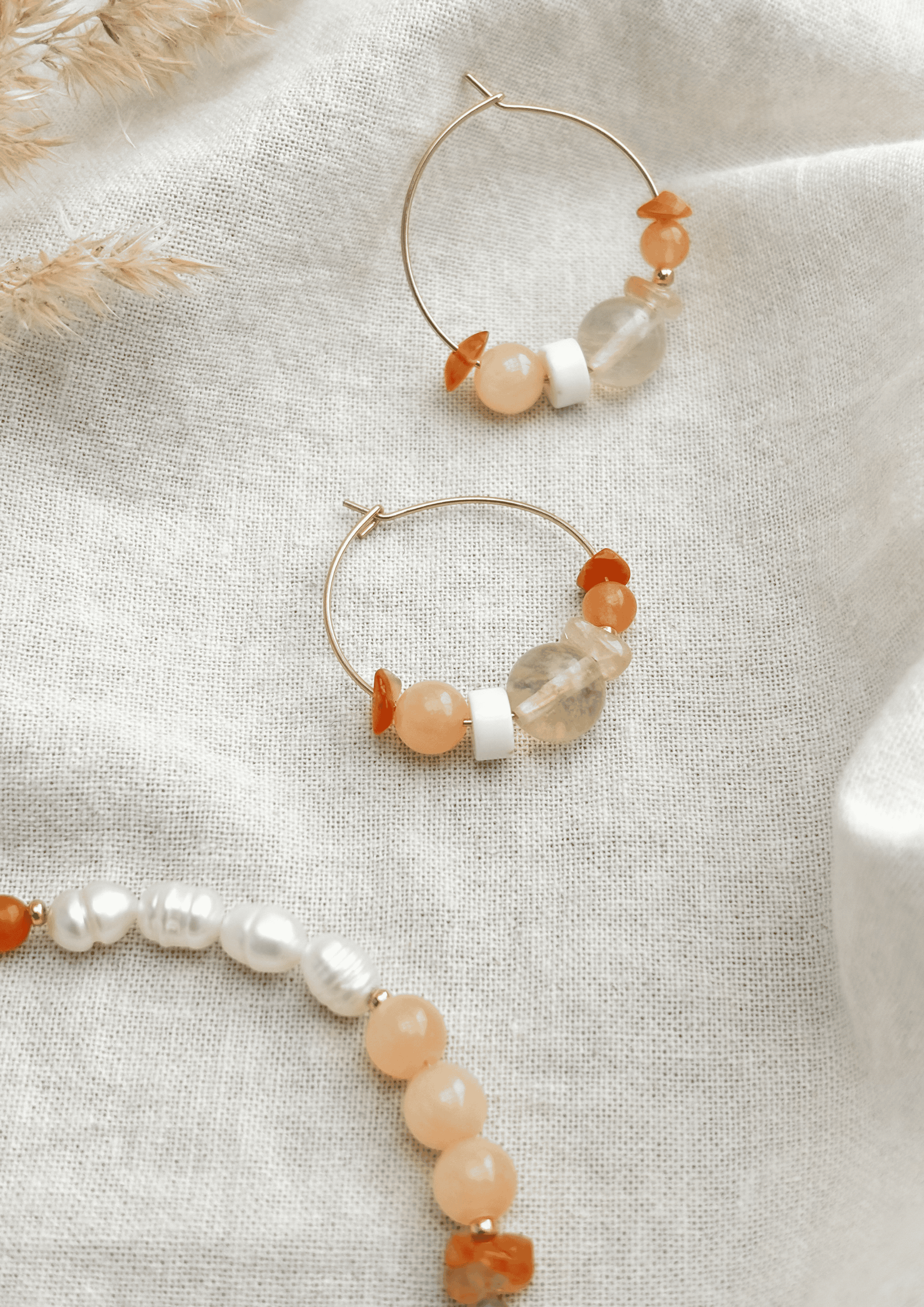 Schmuck-Bundle ''Siena'' | Armband und Ohrringe im Set | amber | Allerliebst - Bild 4
