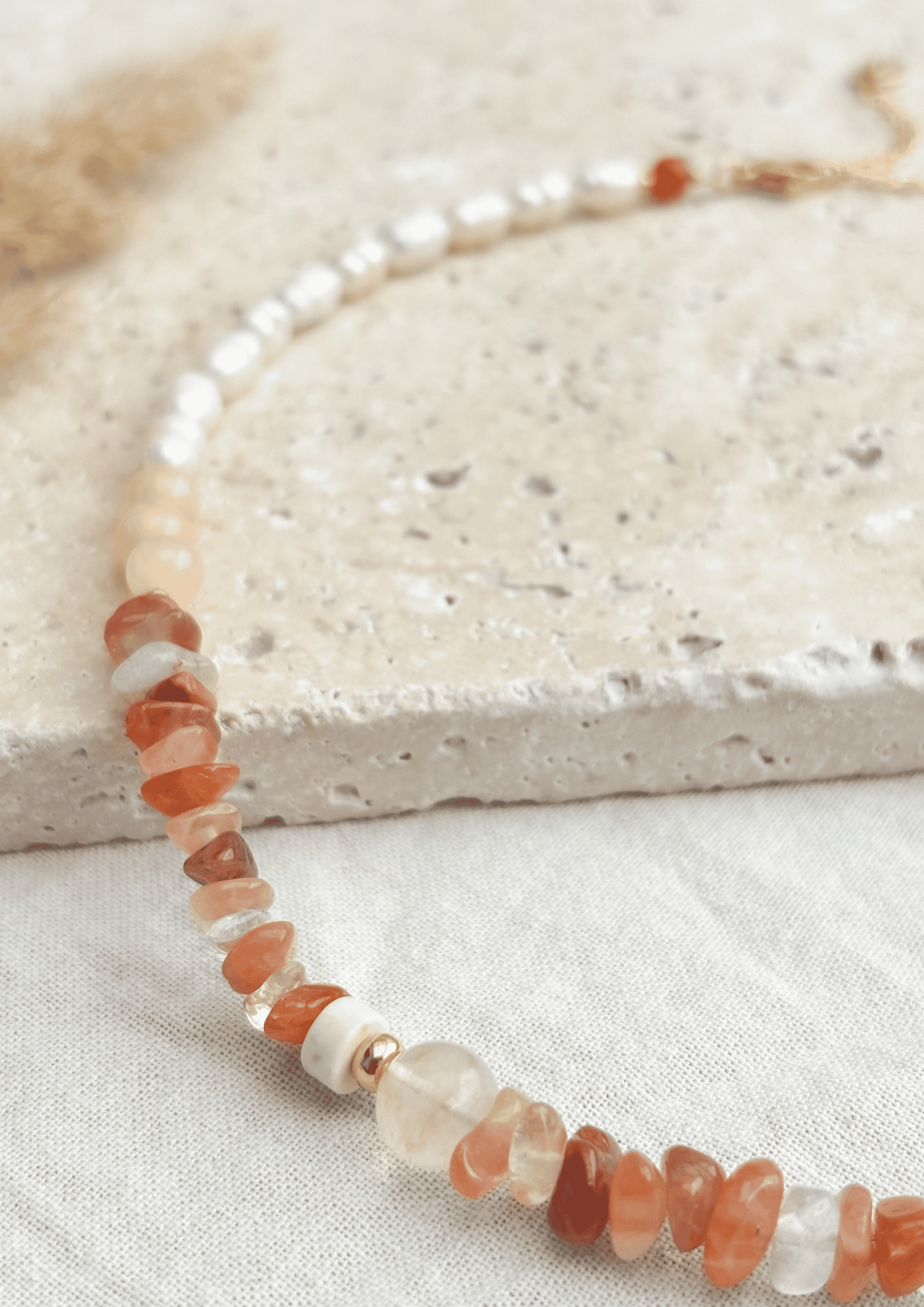 Perlenkette ''Siena'' | amber | Allerliebst - Bild 4