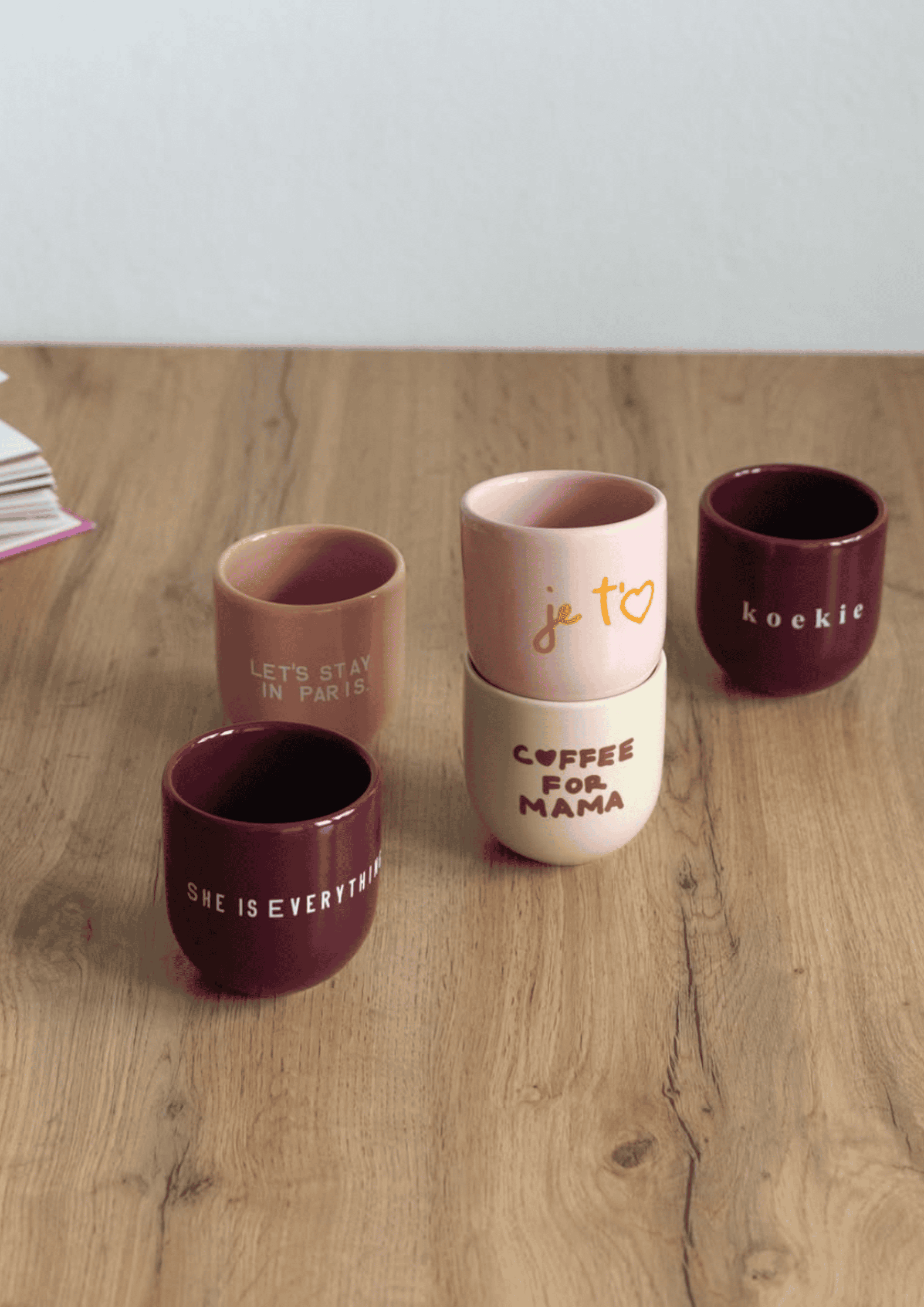 Statement Tasse ''Coffee for Mama'' | beige/rotbraun | SISI, HOUSE OF STYLE - Bild 3