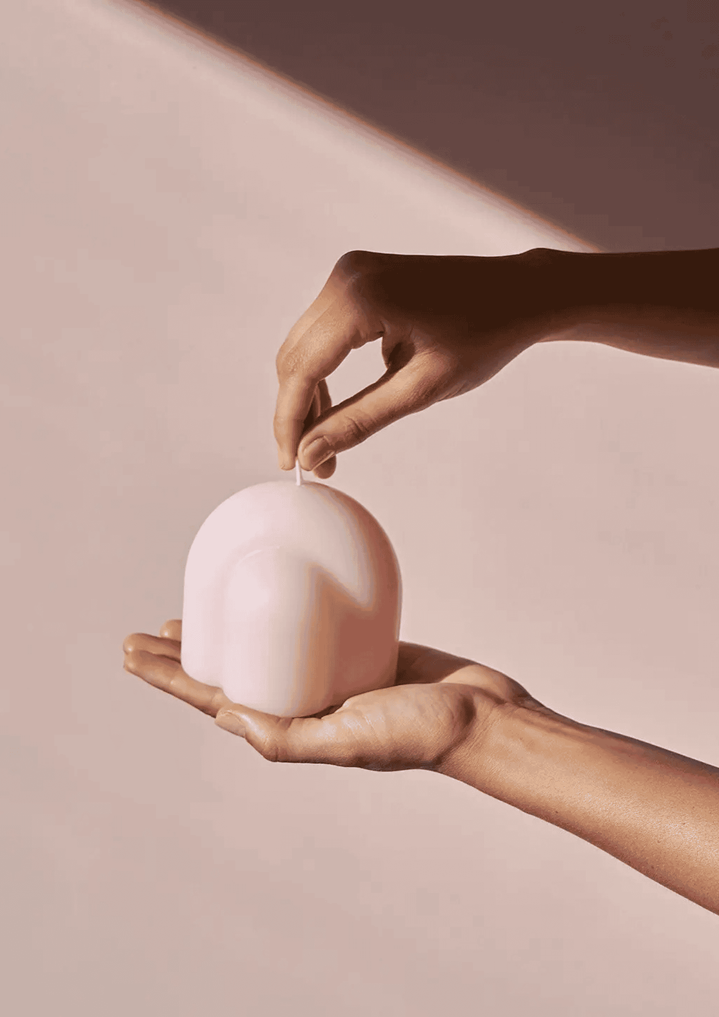 Templo Kerze | Blassrosa | OCTAEVO - Bild 2