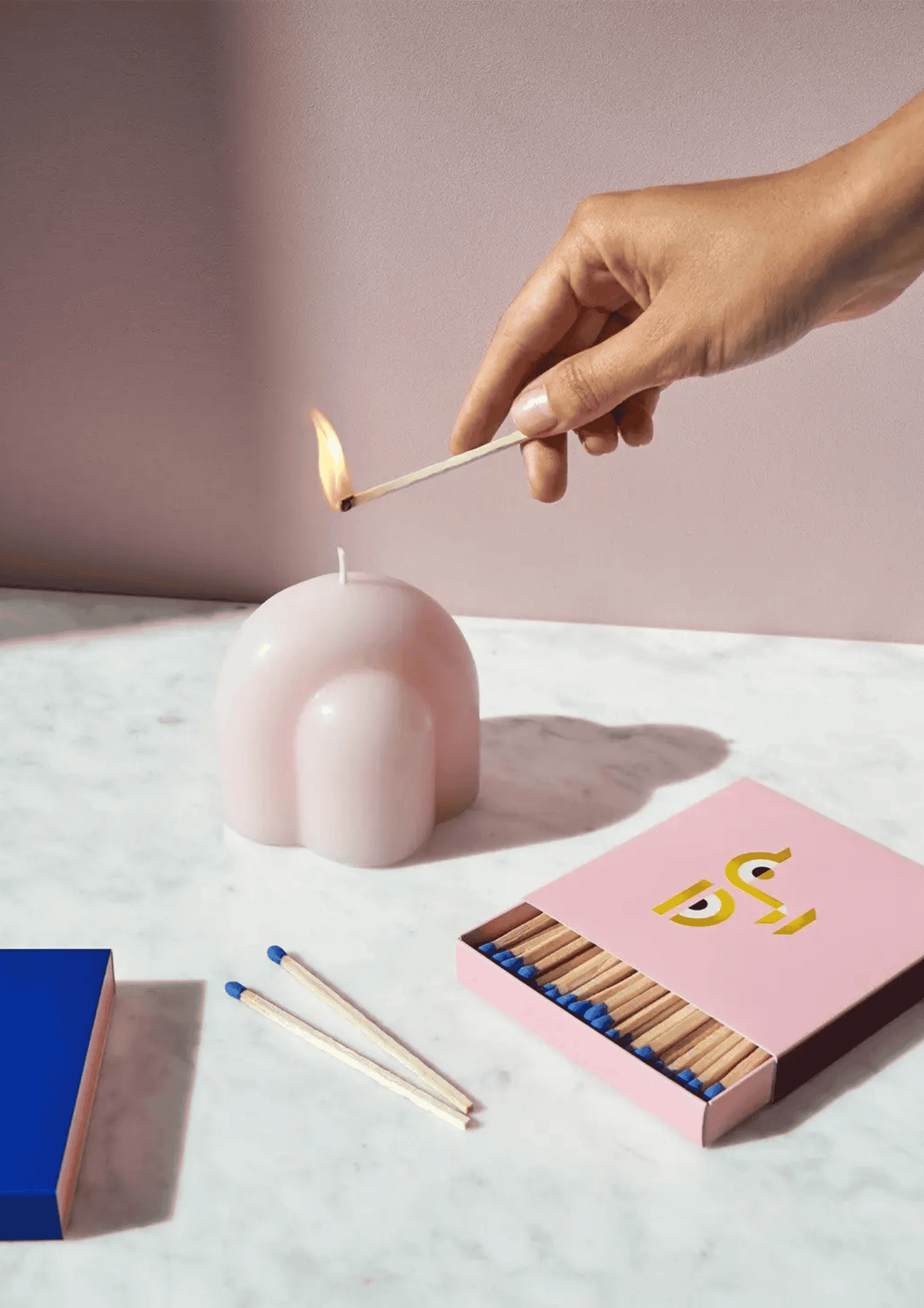 Templo Kerze | Blassrosa | OCTAEVO - Bild 3