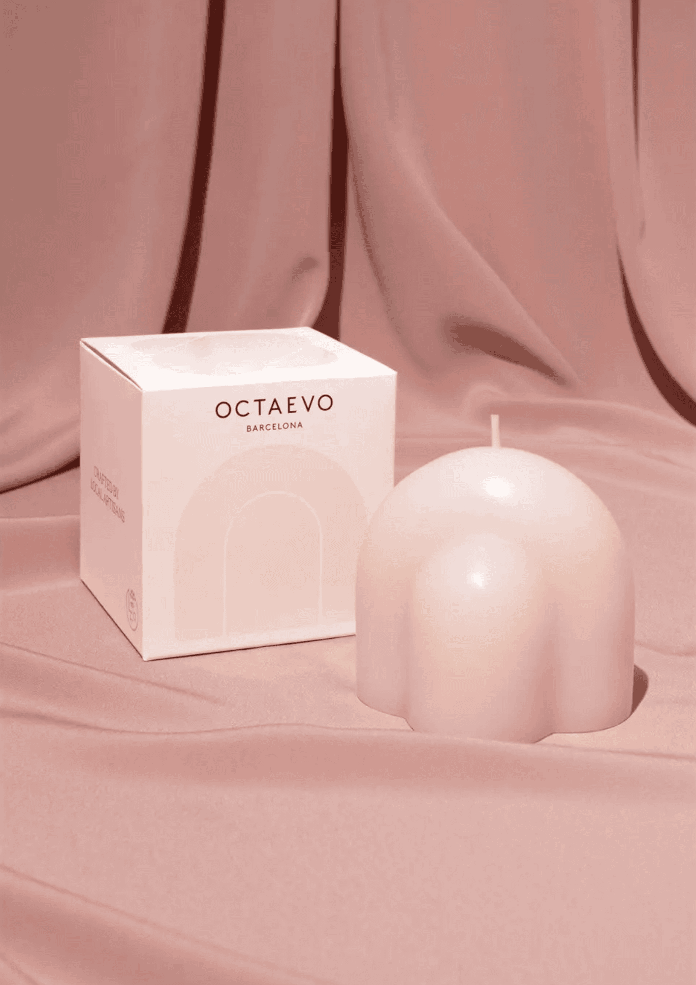 Templo Kerze | Blassrosa | OCTAEVO - Bild 4