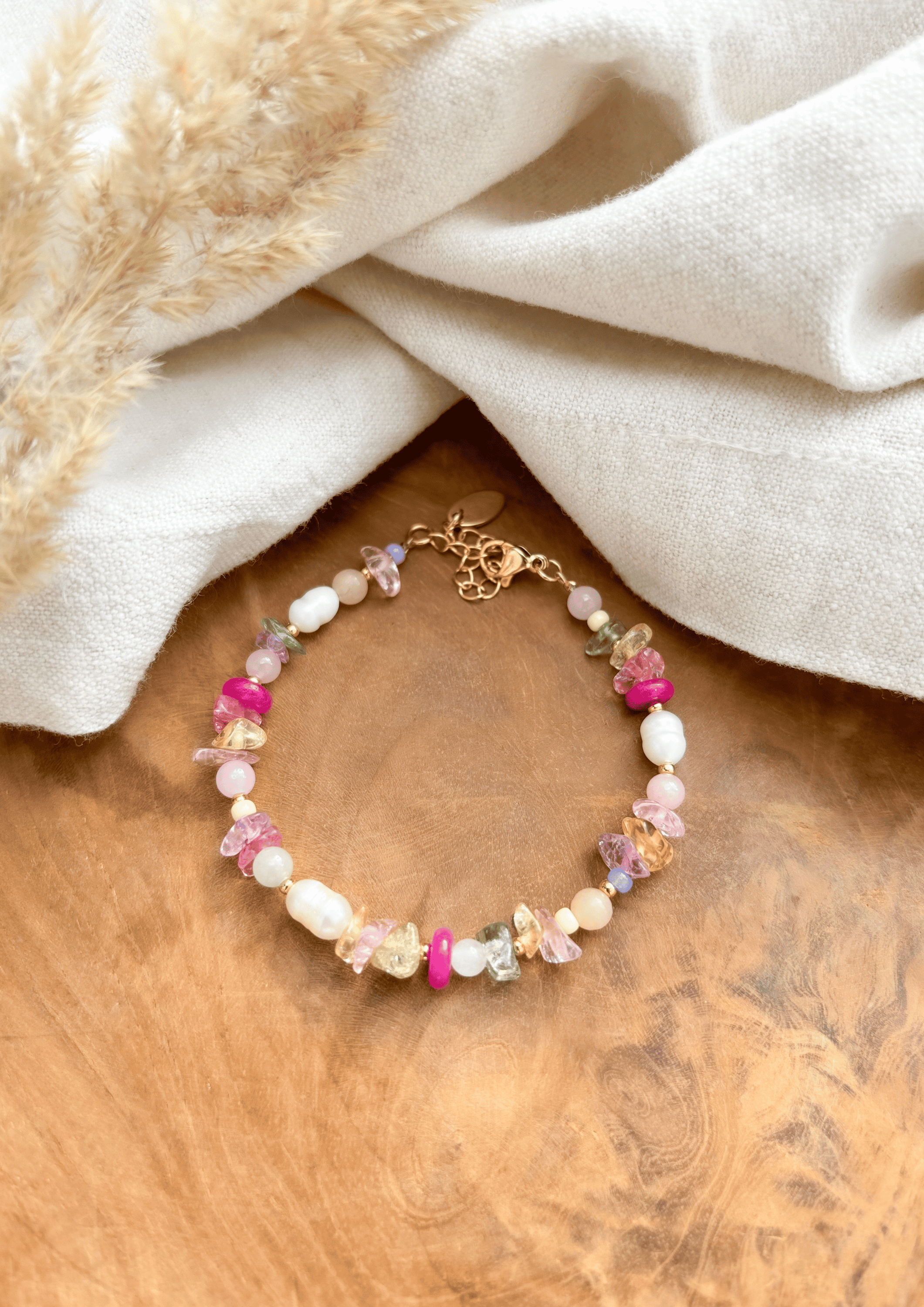 Perlenarmband ''Flora'' | bunt | Allerliebst