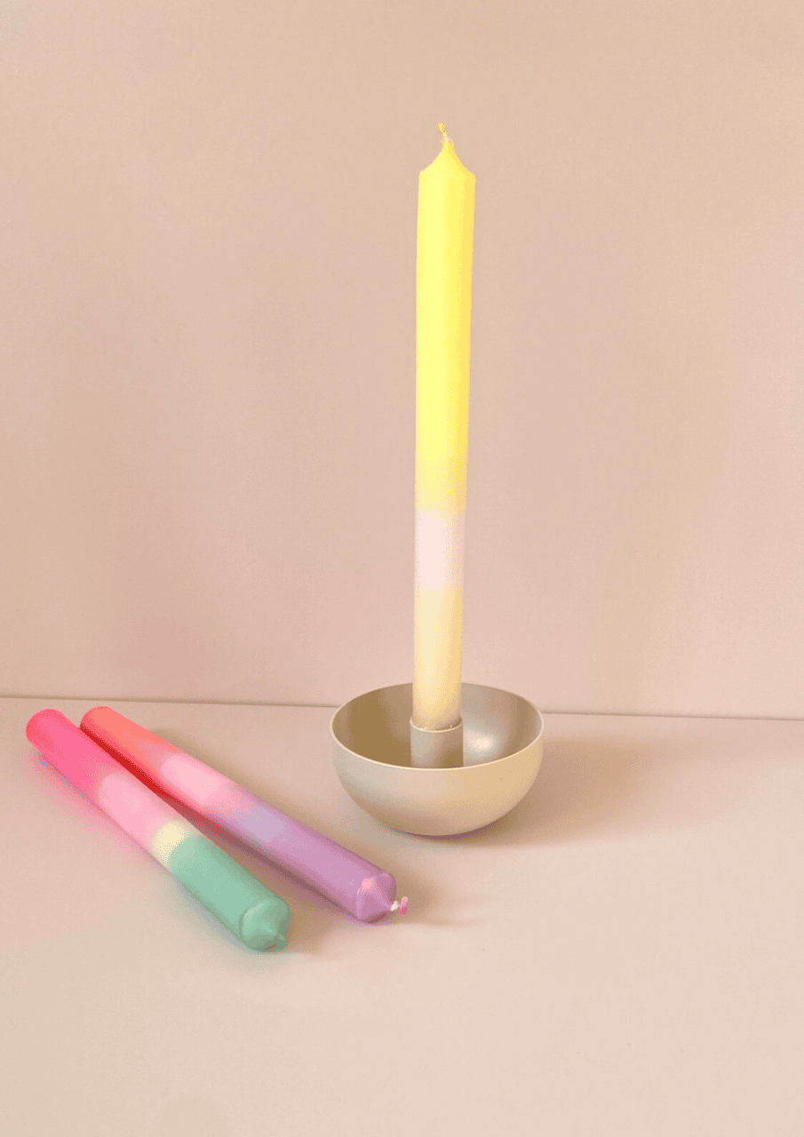 Dip Dye Kerzen 3er-Set ''Mix Neon I'' | bunt | STUDIO KUKKA - Bild 2