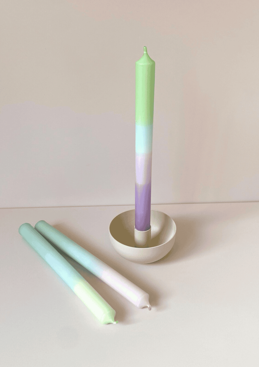 Dip Dye Kerzen 3er-Set ''Mix Pastell I'' | bunt | STUDIO KUKKA - Bild 2
