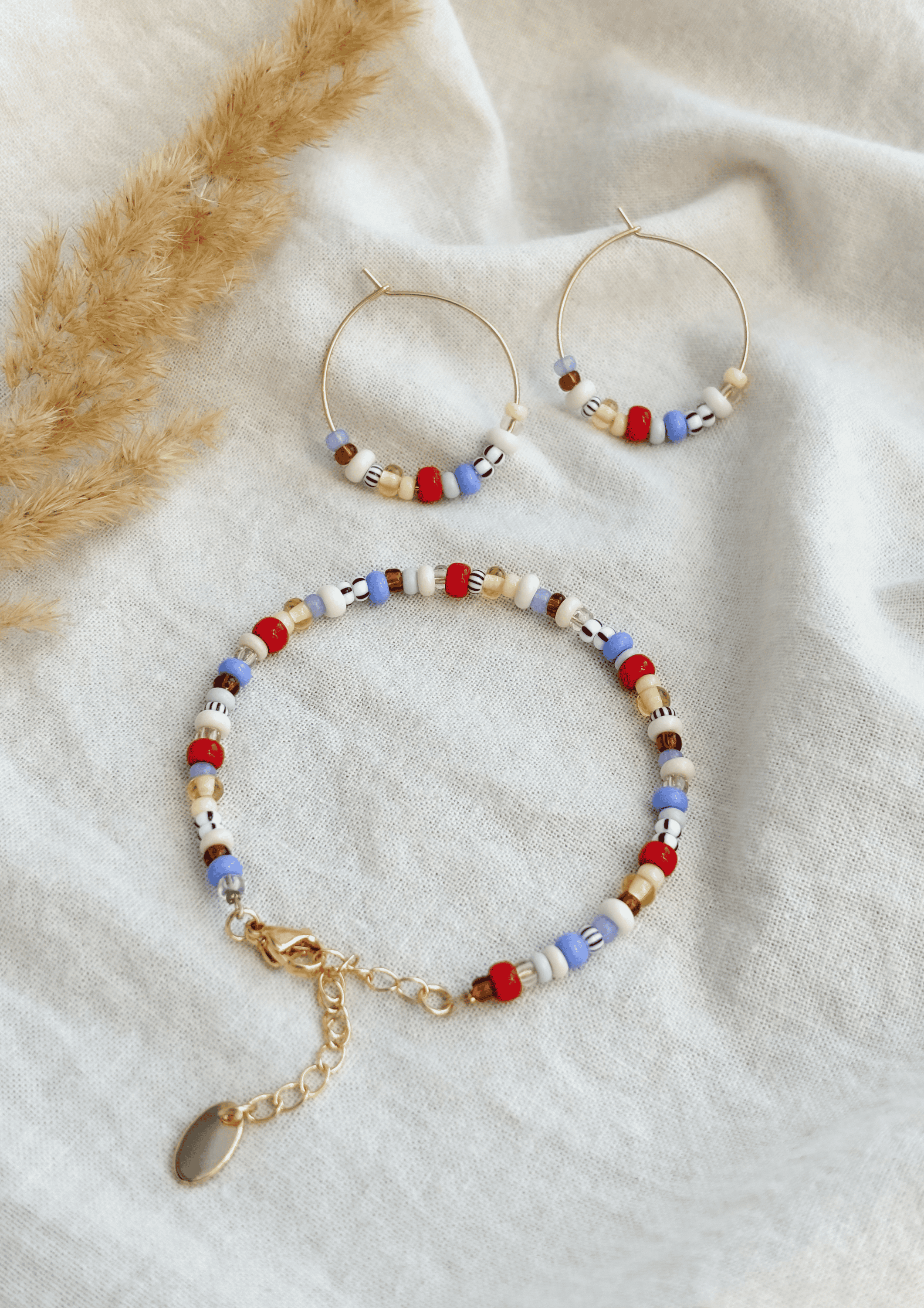 Schmuck-Bundle ''Pippa'' | Armband und Ohrringe im Set | bunt | Allerliebst - Bild 2