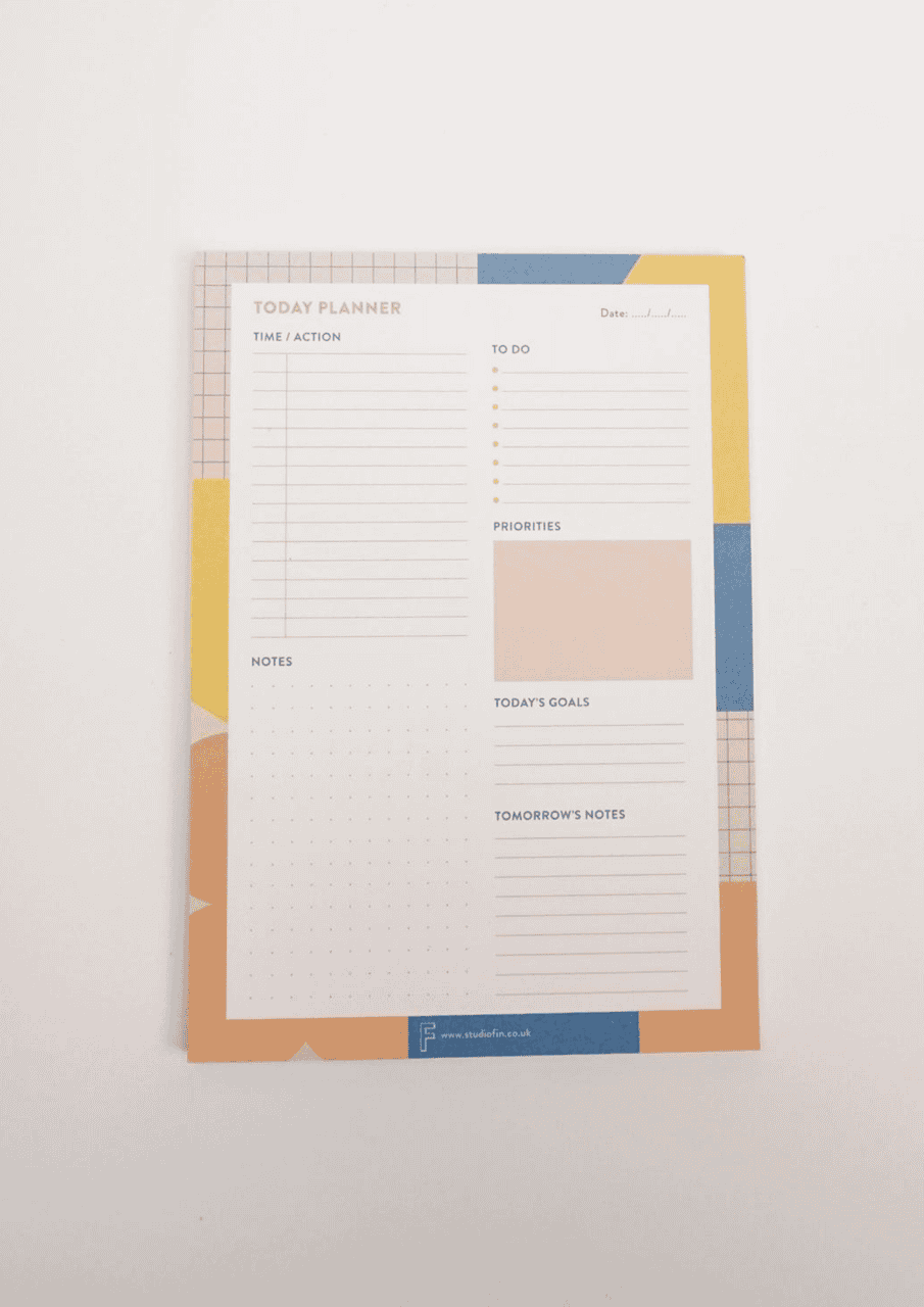 Tagesplaner-Block "Pinky" | FIN STUDIO - Bild 3