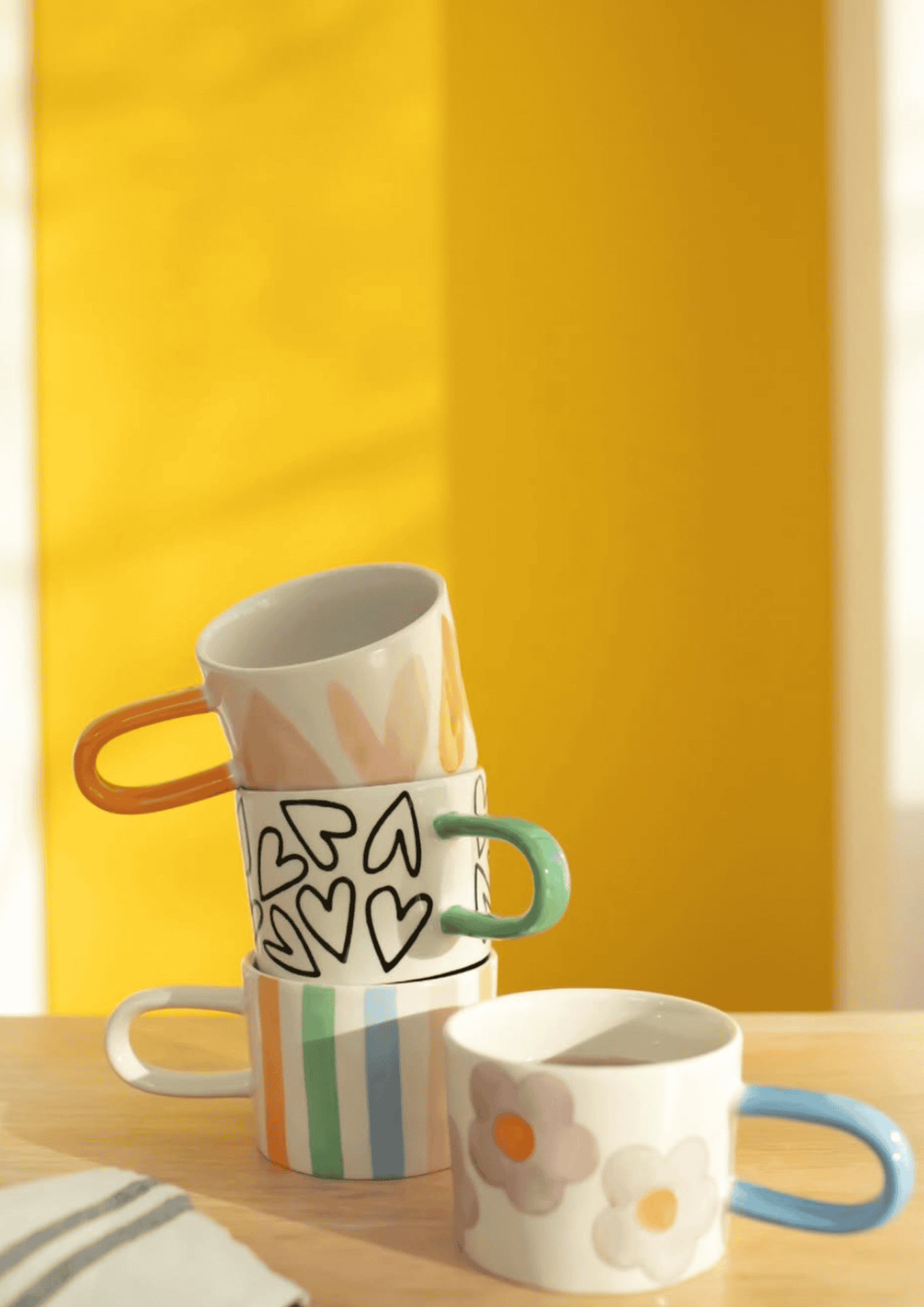Keramiktasse ''Stripes'' | bunt | CAROLINE GARDNER - Bild 3