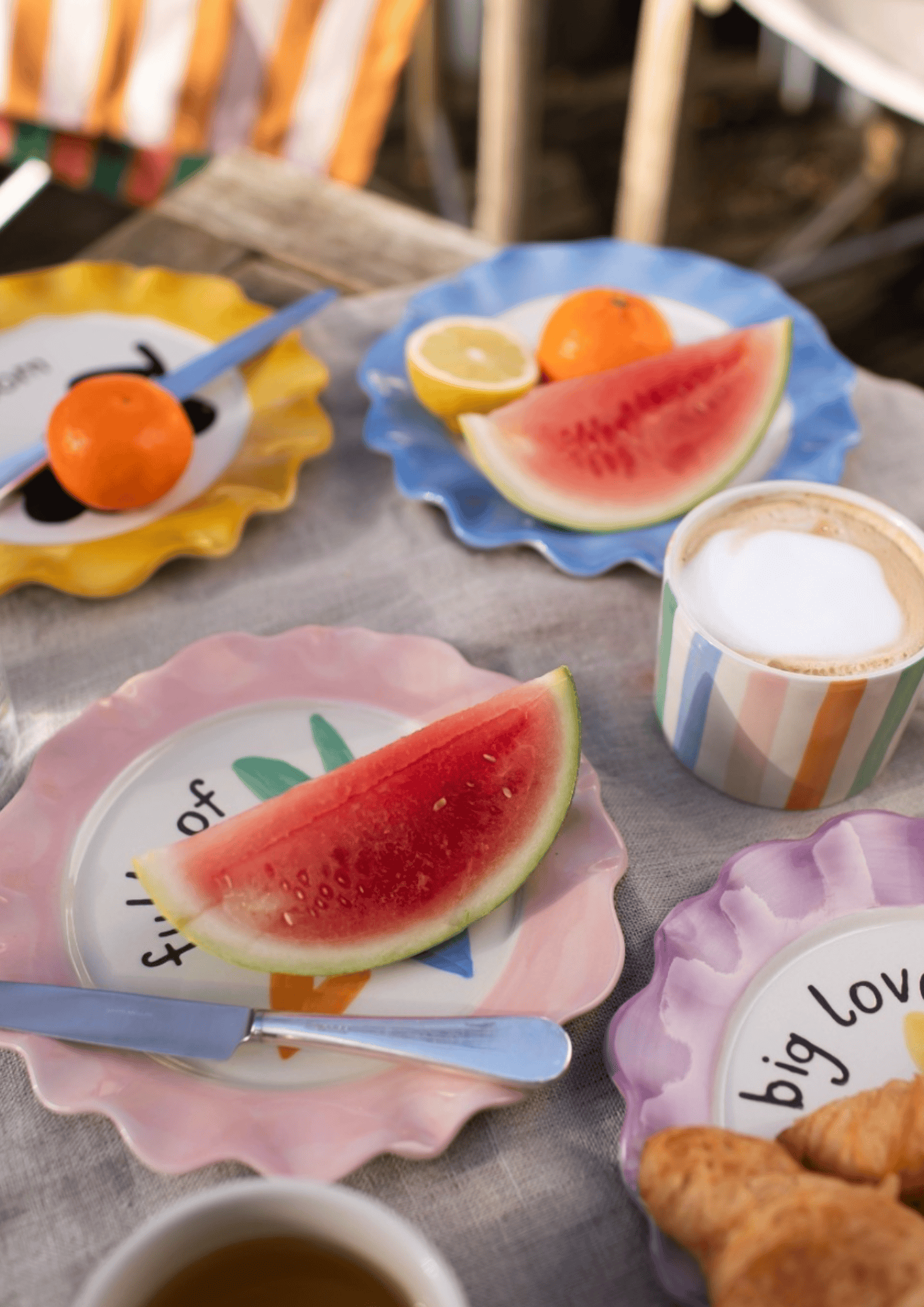 Keramiktasse ''Stripes'' | bunt | CAROLINE GARDNER - Bild 4