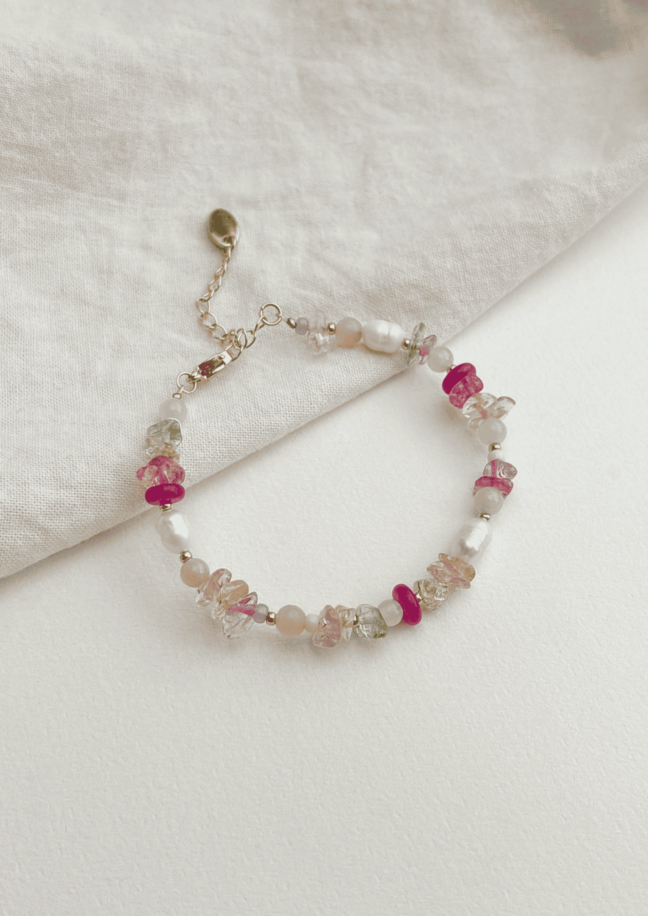 Perlenarmband ''Flora'' | bunt | Allerliebst - Bild 4