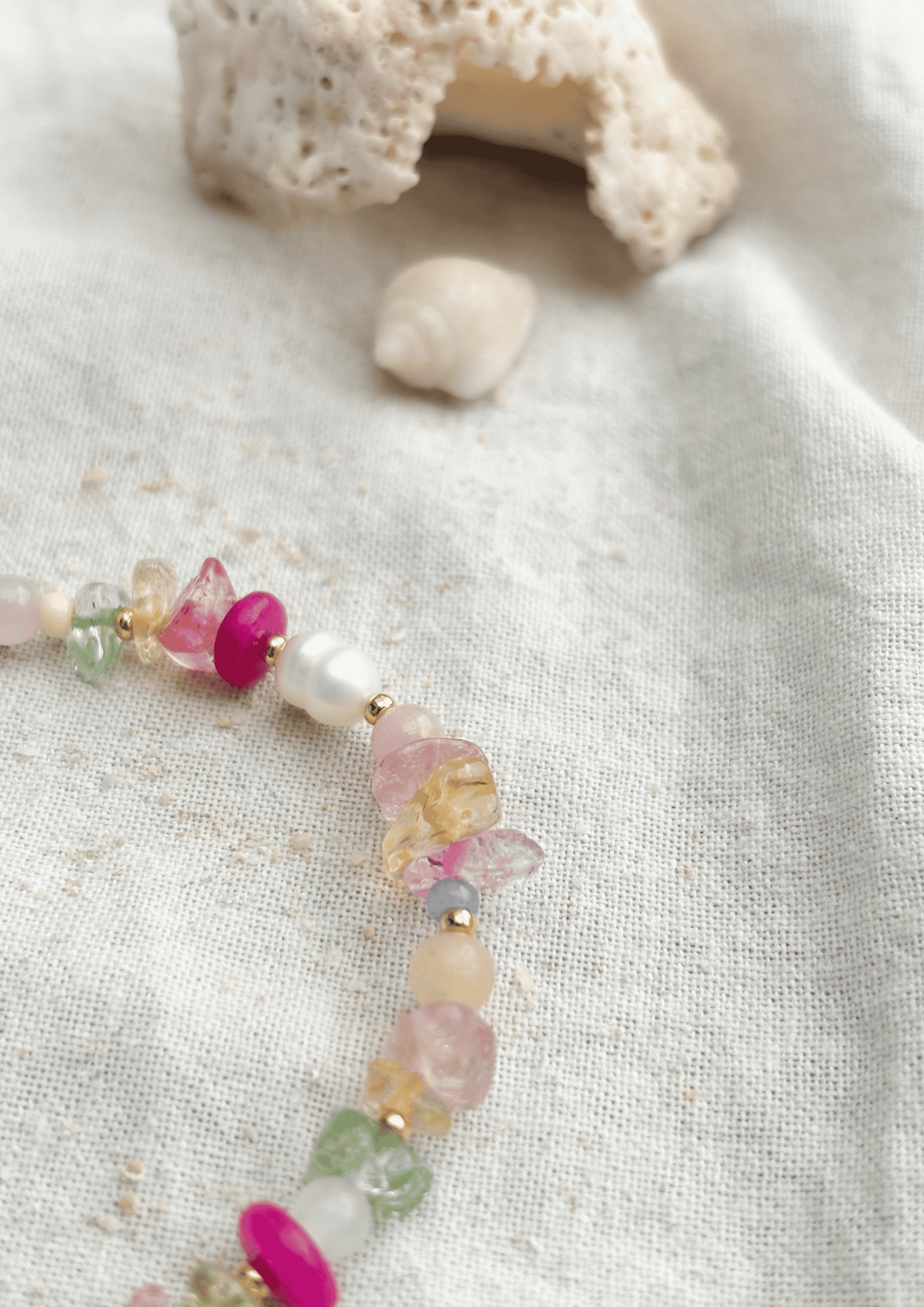 Perlenarmband ''Flora'' | bunt | Allerliebst - Bild 7