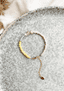 Perlenarmband ''Celia'' | butter yellow/light blue | Allerliebst - Bild 1