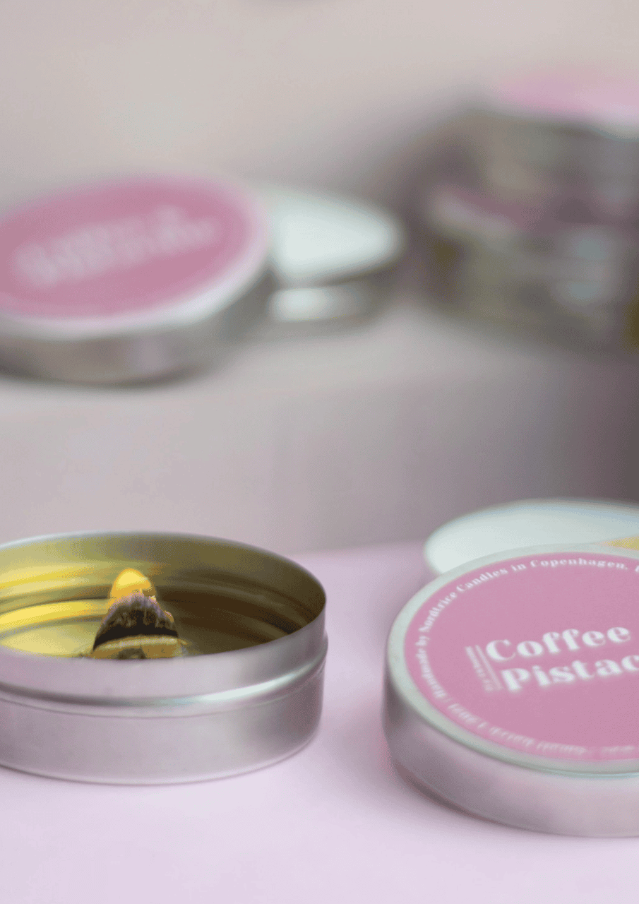Mini Soja-Duftkerze | coffee/pistachio | NORDTRICE - Thumbnail-Bild 3