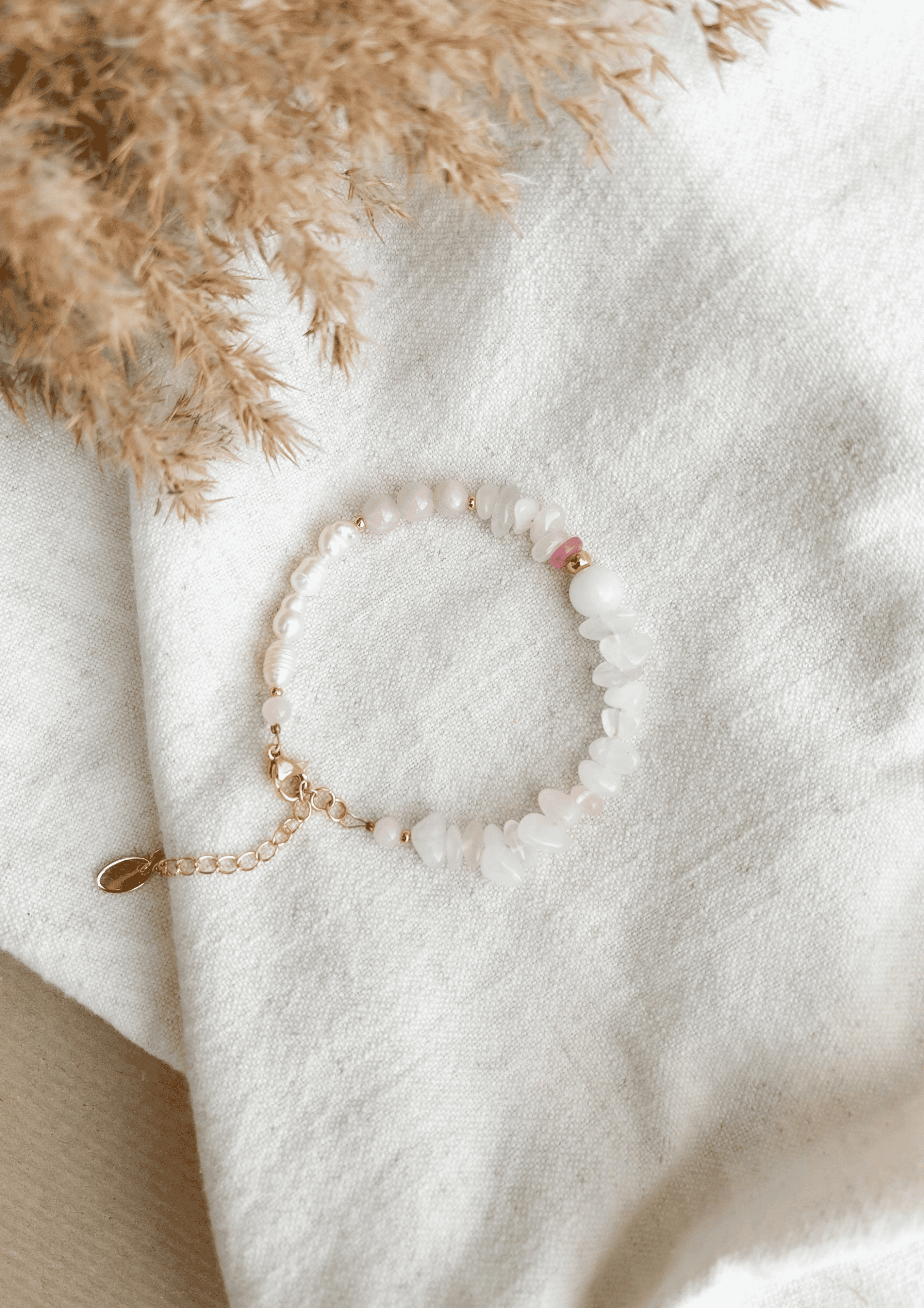 Perlenarmband ''Elodie'' | flieder | Allerliebst