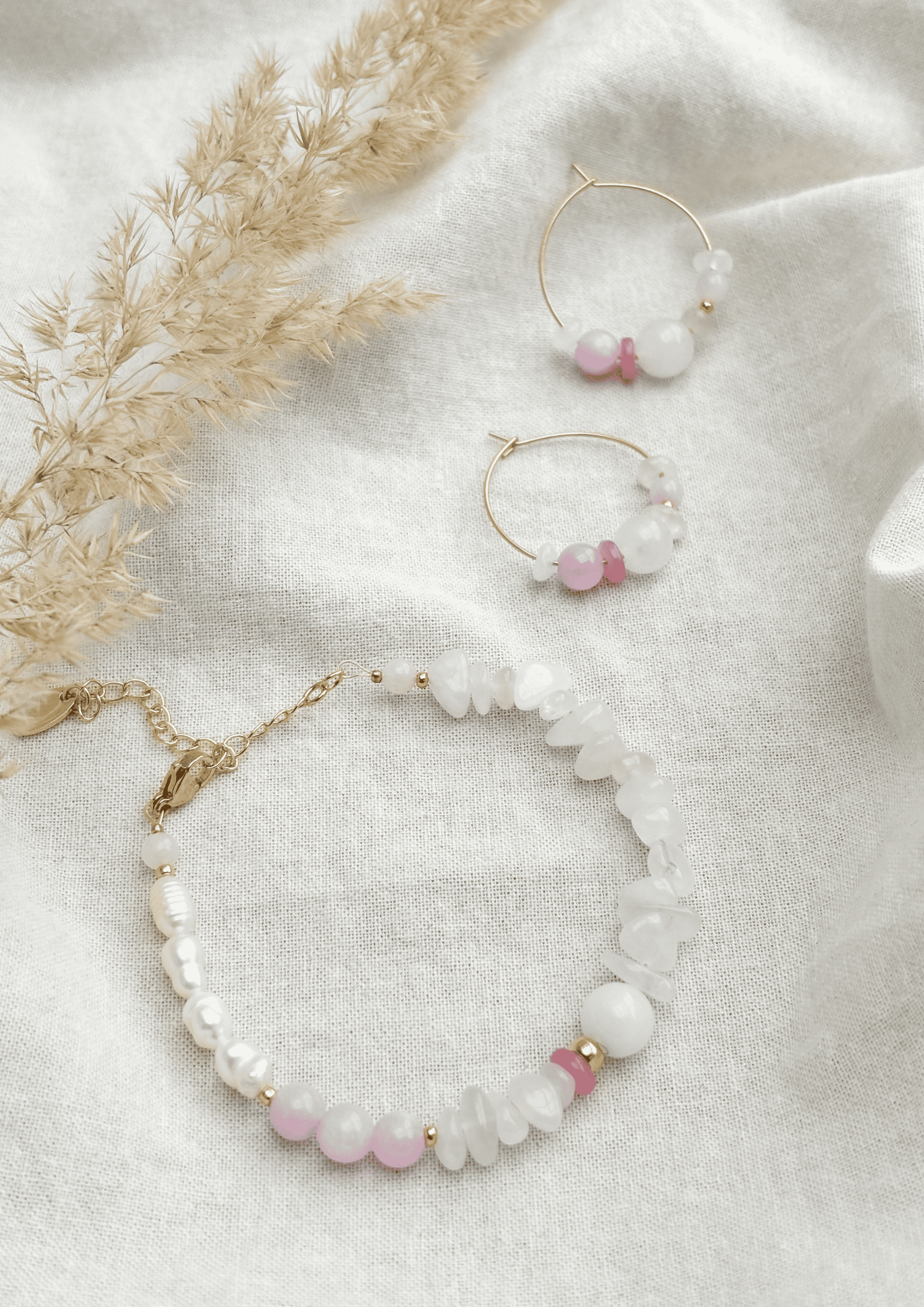Schmuck-Bundle ''Elodie'' | Armband und Ohrringe im Set | flieder | Allerliebst - Bild 2