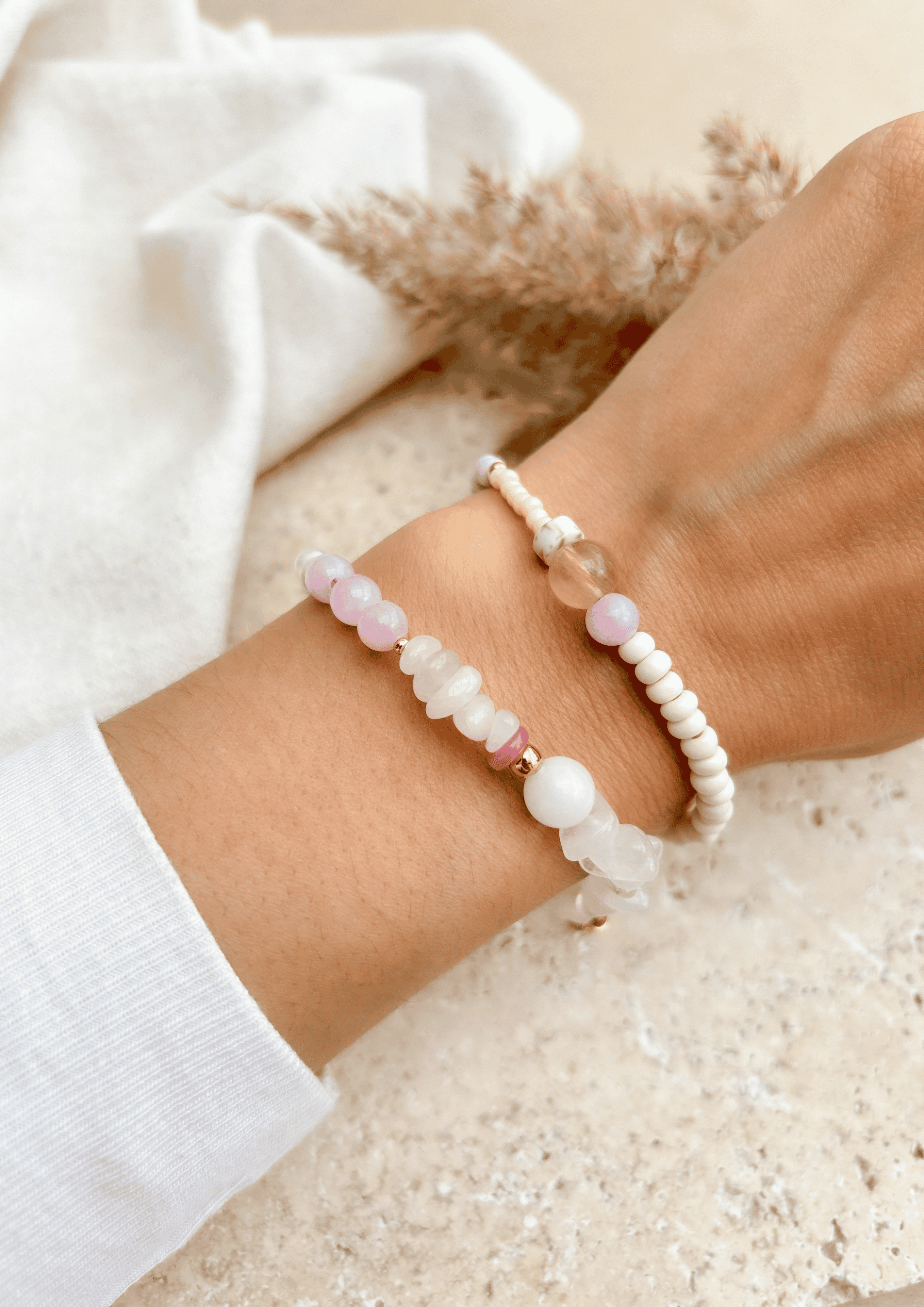 Perlenarmband ''Elodie'' | flieder | Allerliebst - Bild 5
