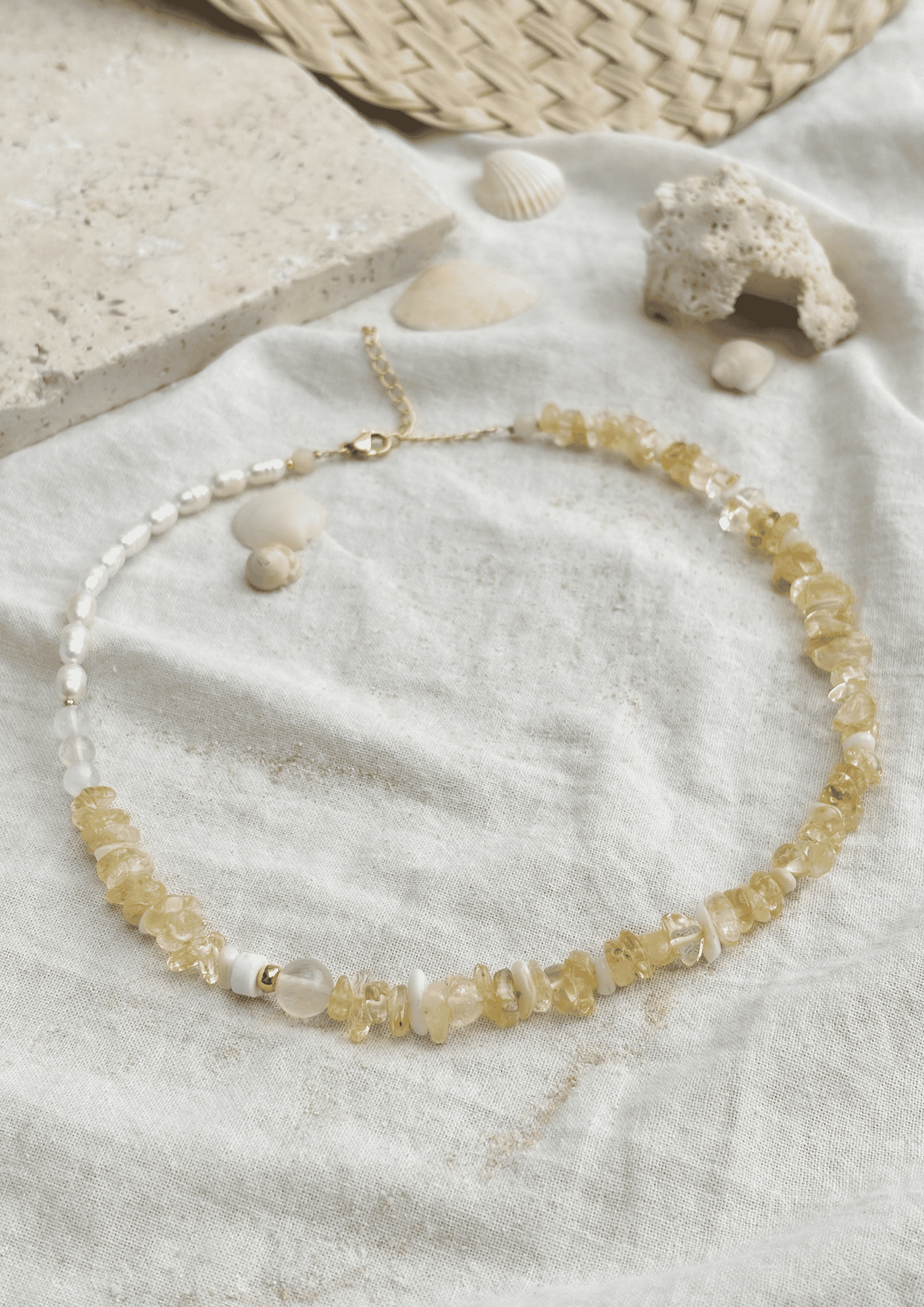 Perlenkette ''Soleia'' | gelb | Allerliebst - Bild 2