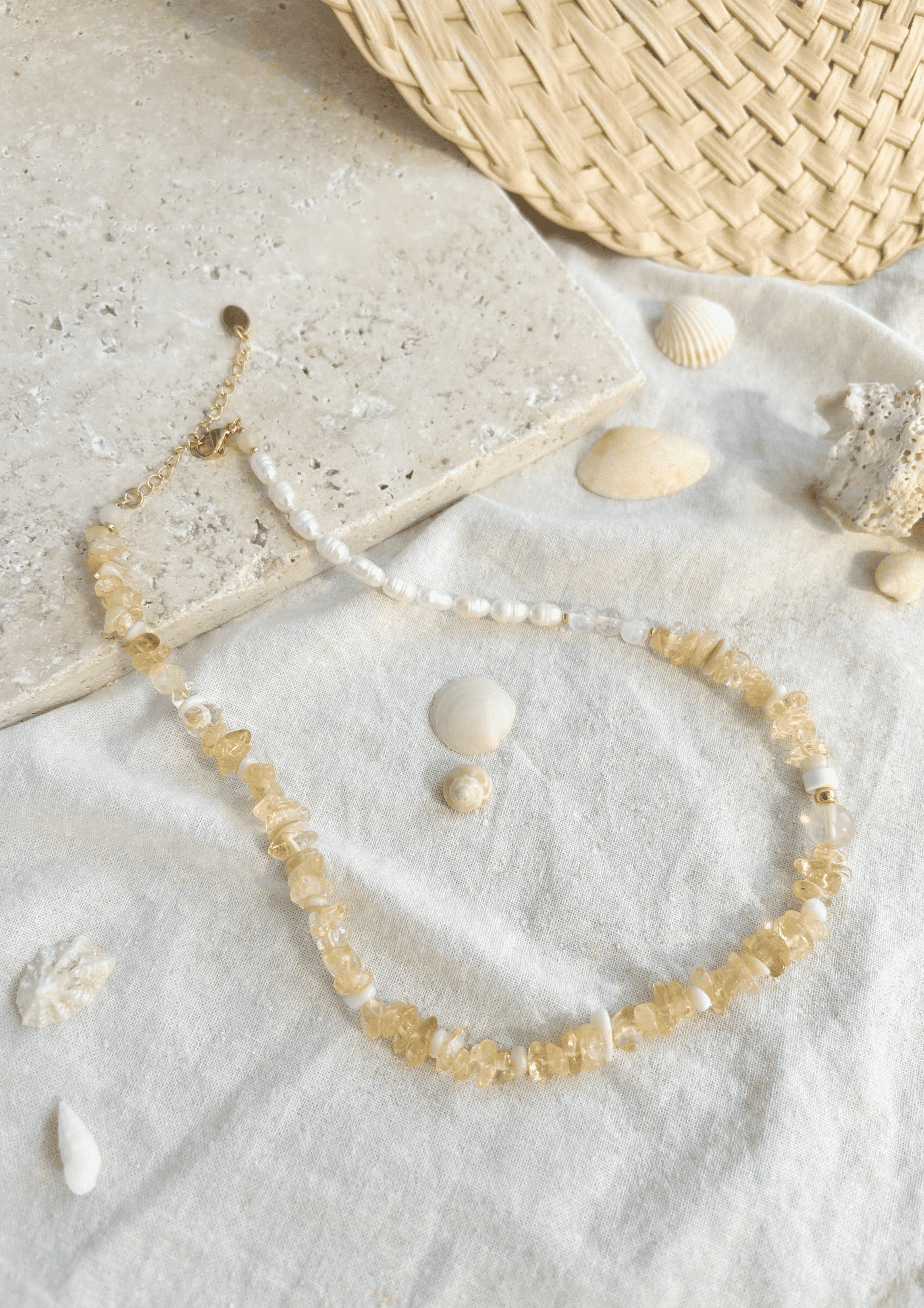 Perlenkette ''Soleia'' | gelb | Allerliebst - Bild 3