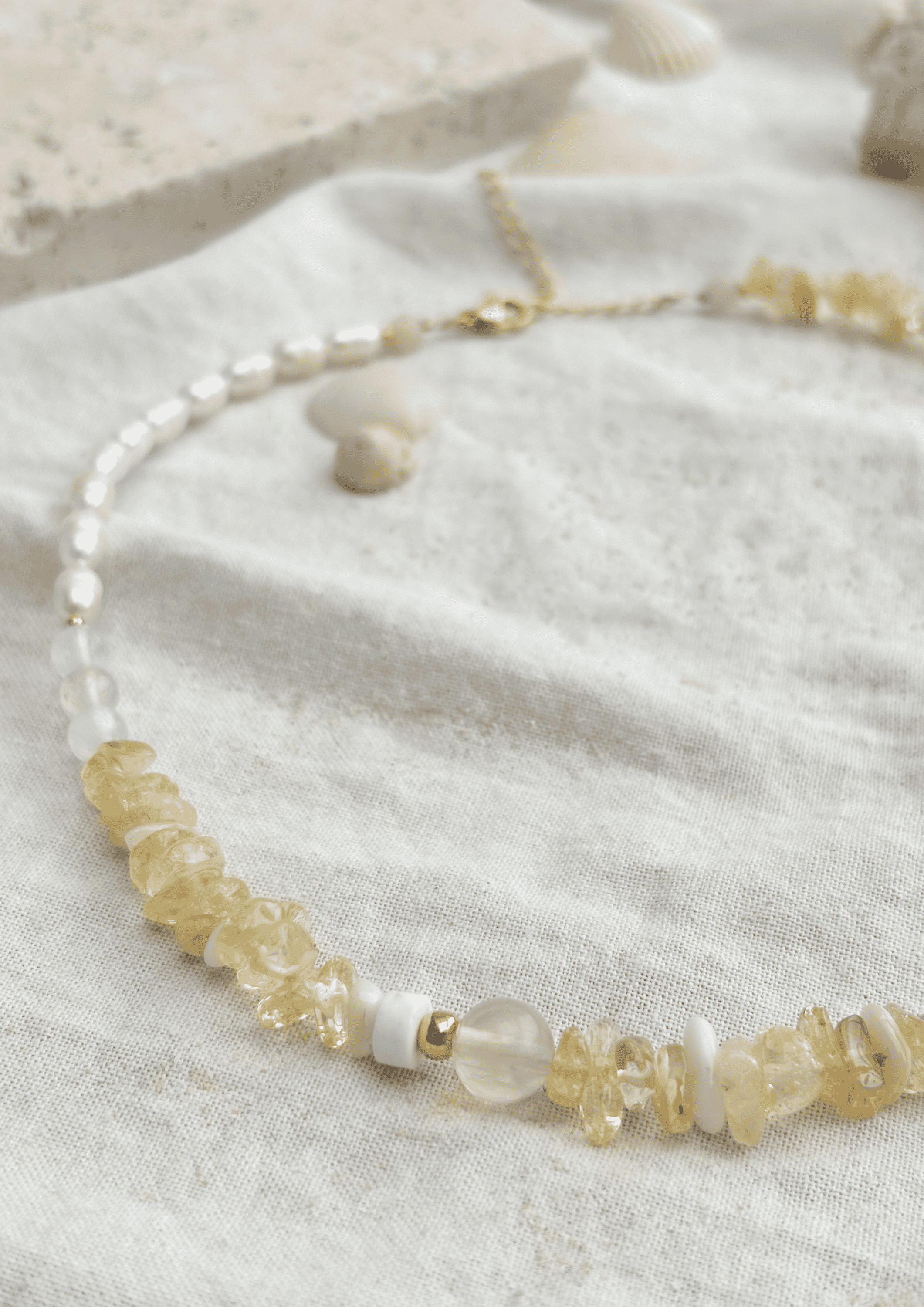 Perlenkette ''Soleia'' | gelb | Allerliebst - Bild 4