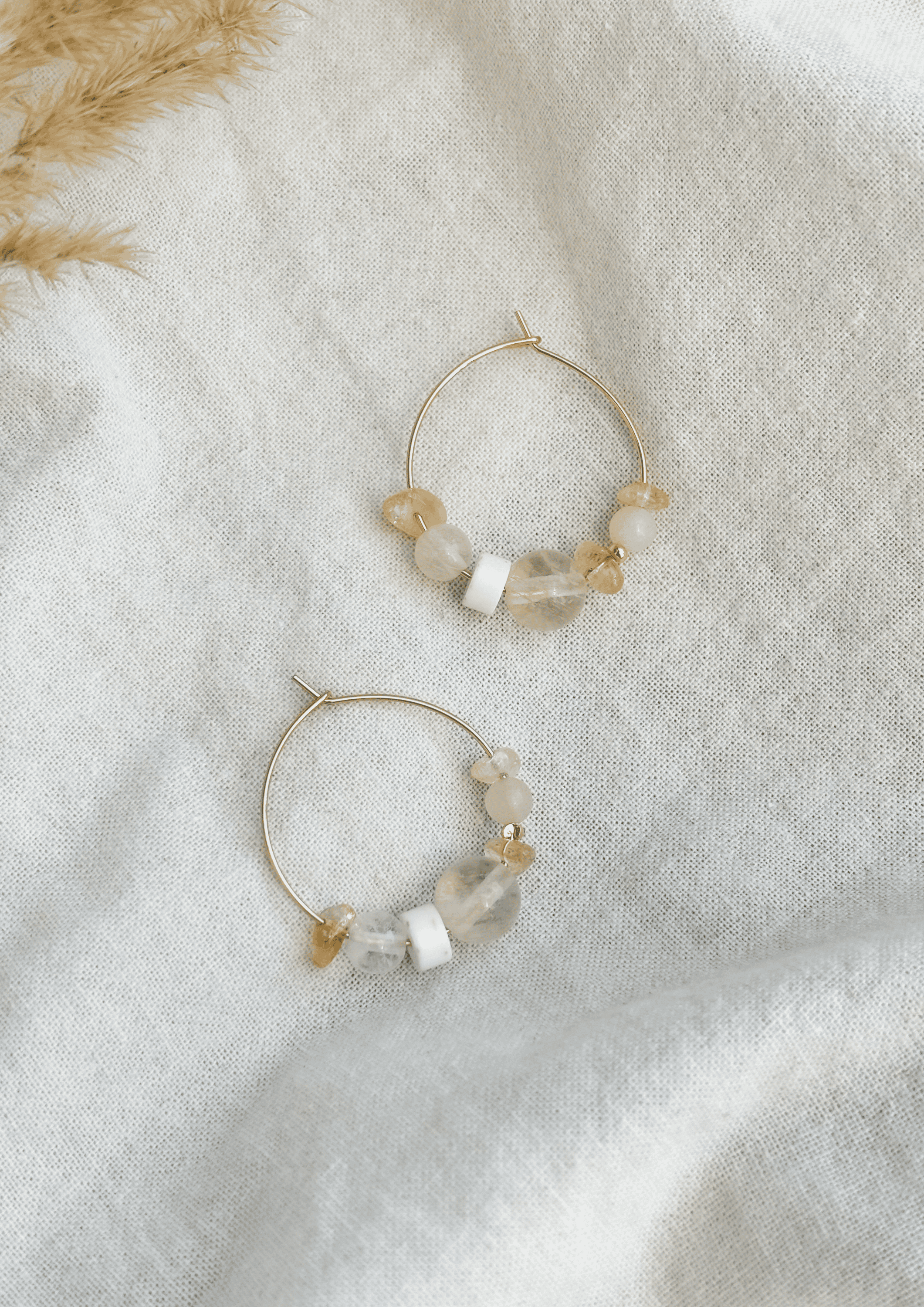 Schmuck-Bundle ''Soleia'' | Armband und Ohrringe im Set | gelb | Allerliebst - Bild 4