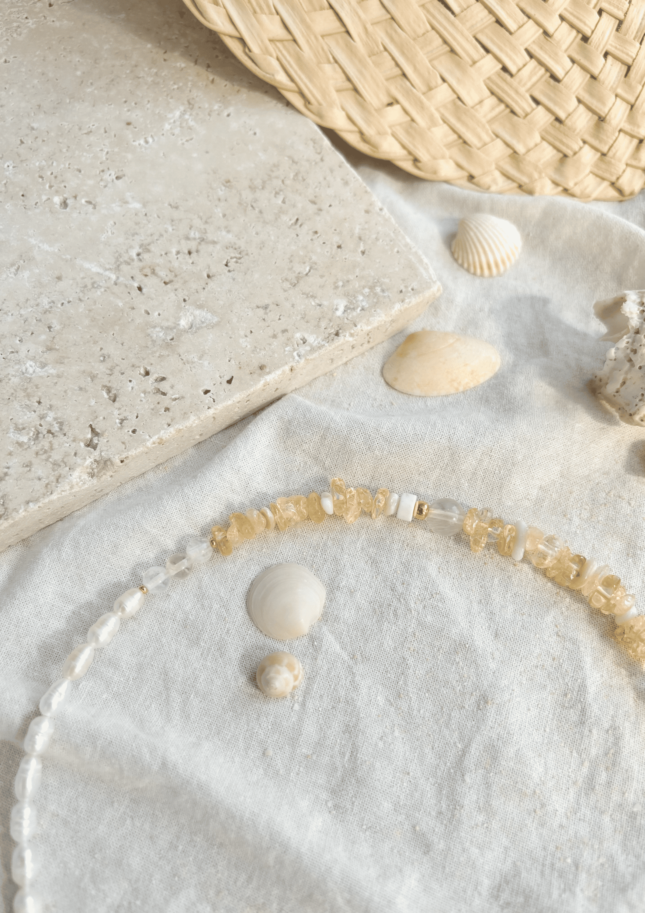 Perlenkette ''Soleia'' | gelb | Allerliebst - Bild 5