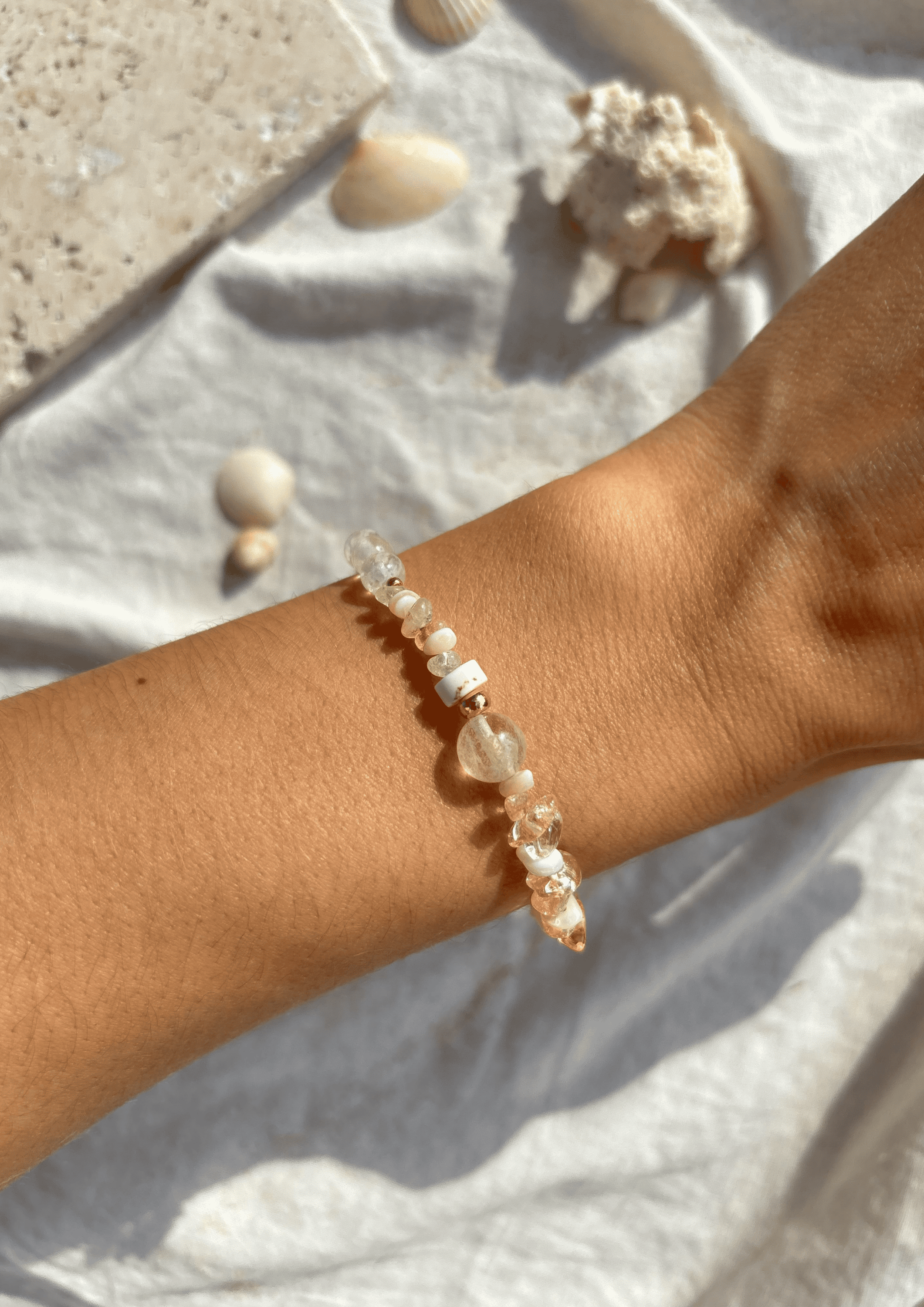 Perlenarmband ''Soleia'' | gelb | Allerliebst - Bild 6