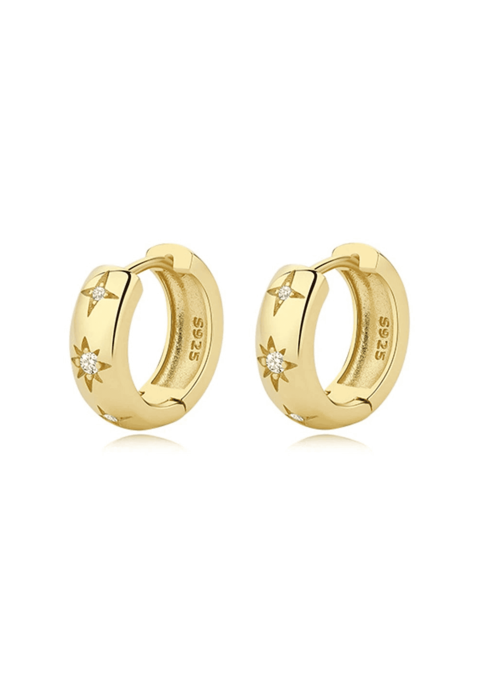 Chunky Hoops "Esther" | gold | LOVE LOCAL JEWELRY - Bild 2