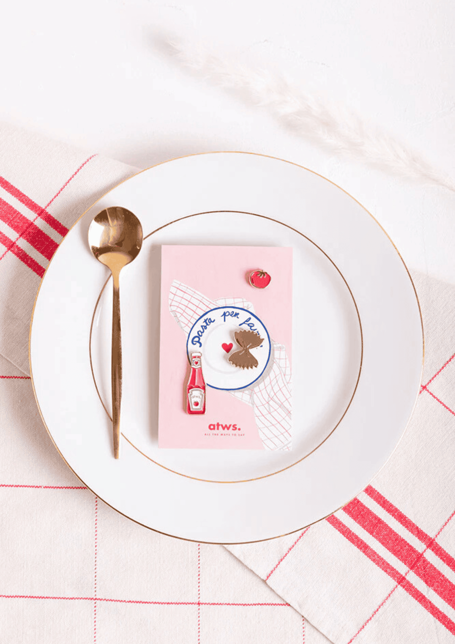 Pins ''Pasta Lover'' | gold | ALL THE WAYS TO SAY - Bild 4