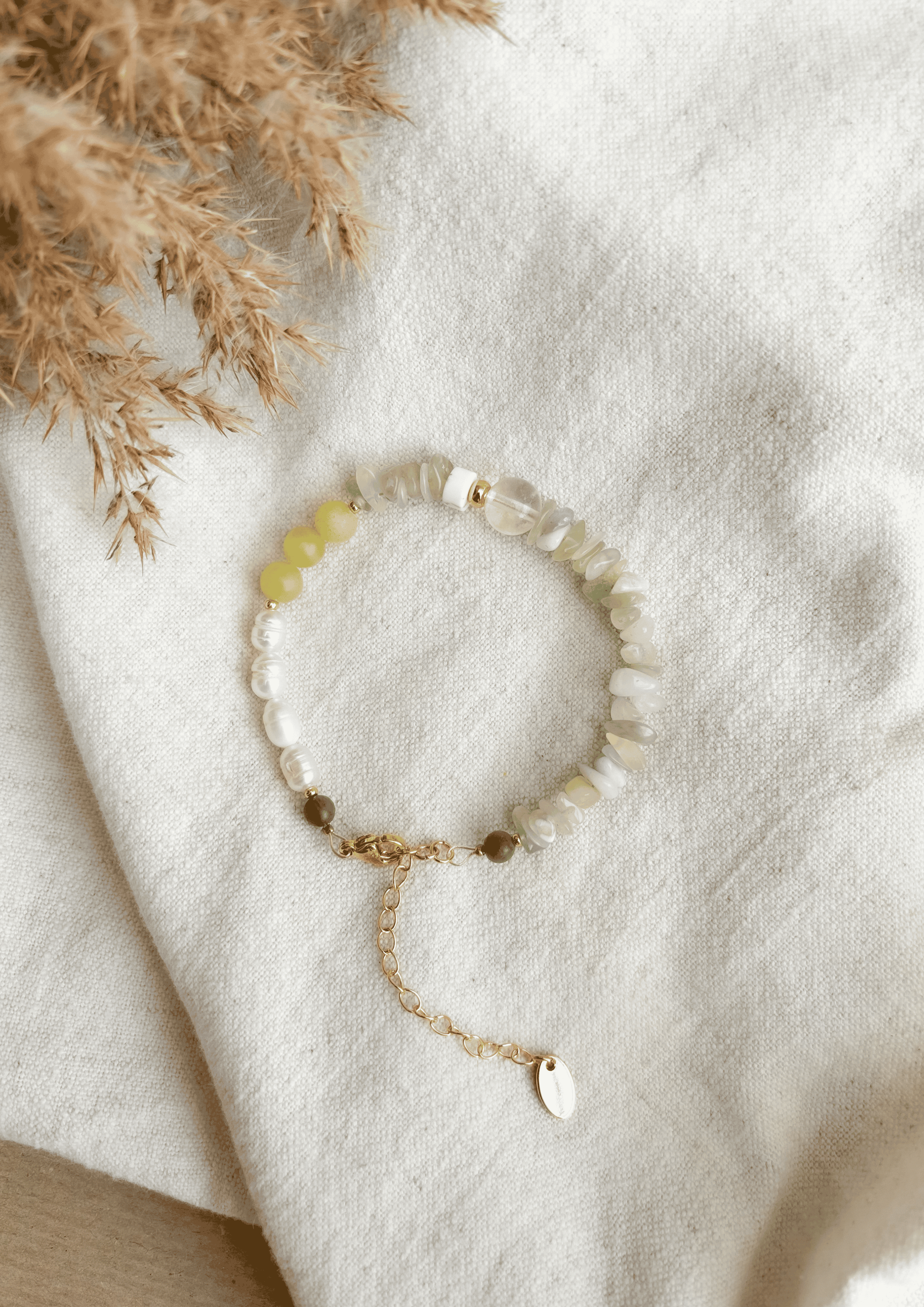 Perlenarmband ''Ava'' | grün | Allerliebst - Bild 2