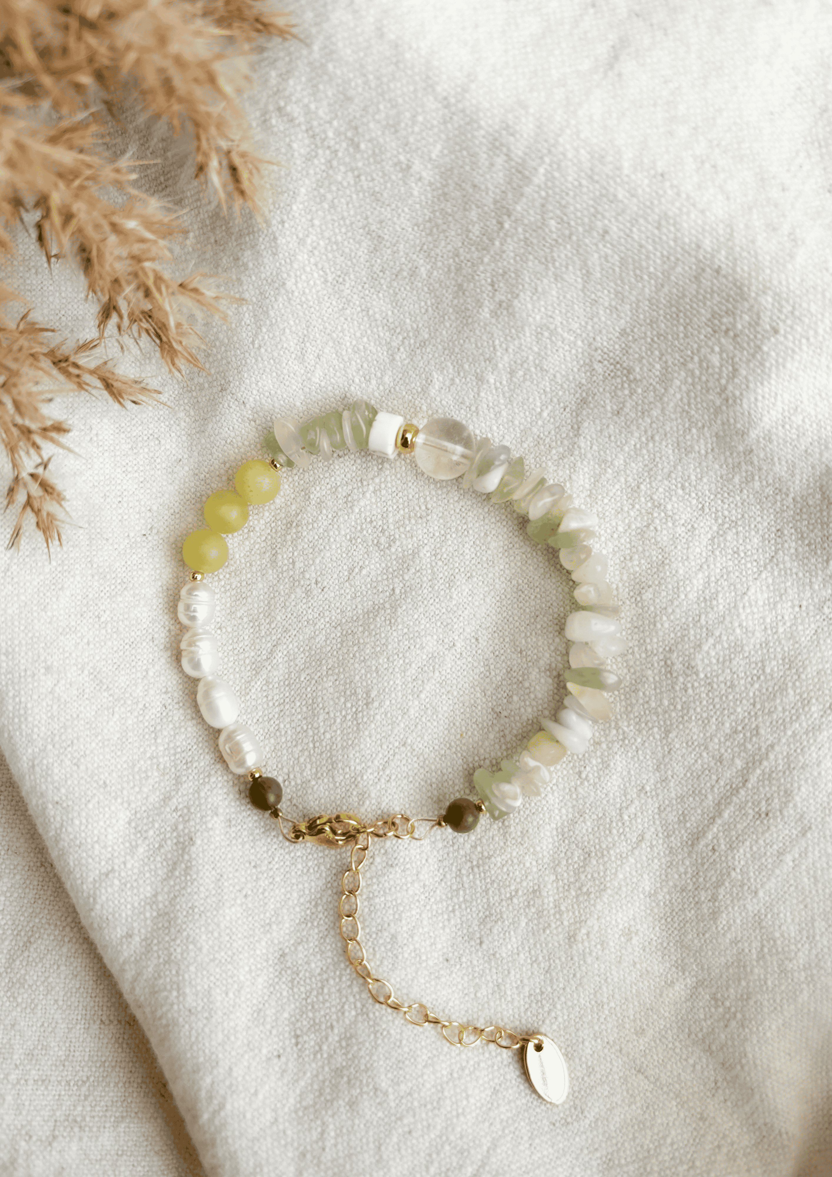 Perlenarmband ''Ava'' | grün | Allerliebst - Bild 3