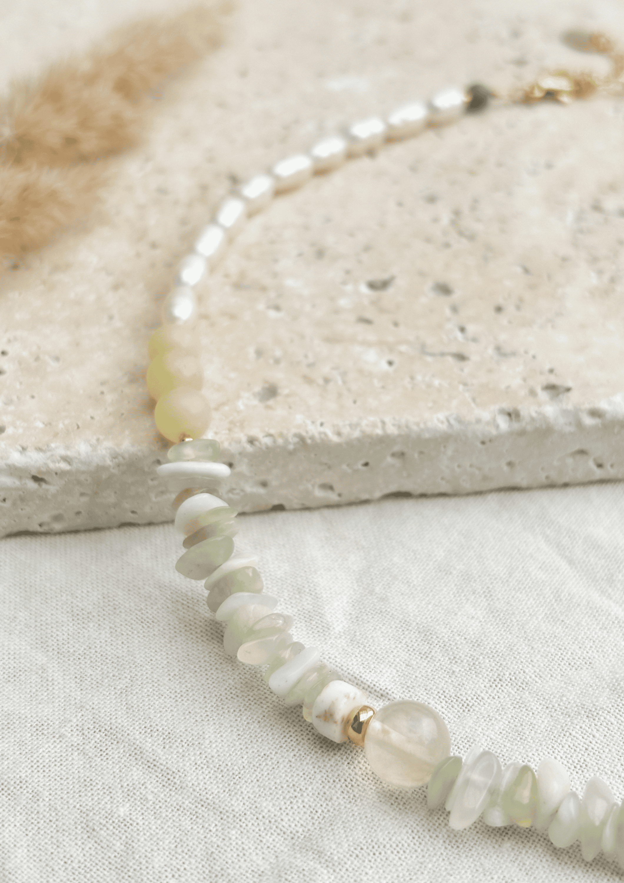Perlenkette ''Ava'' | grün | Allerliebst - Bild 4