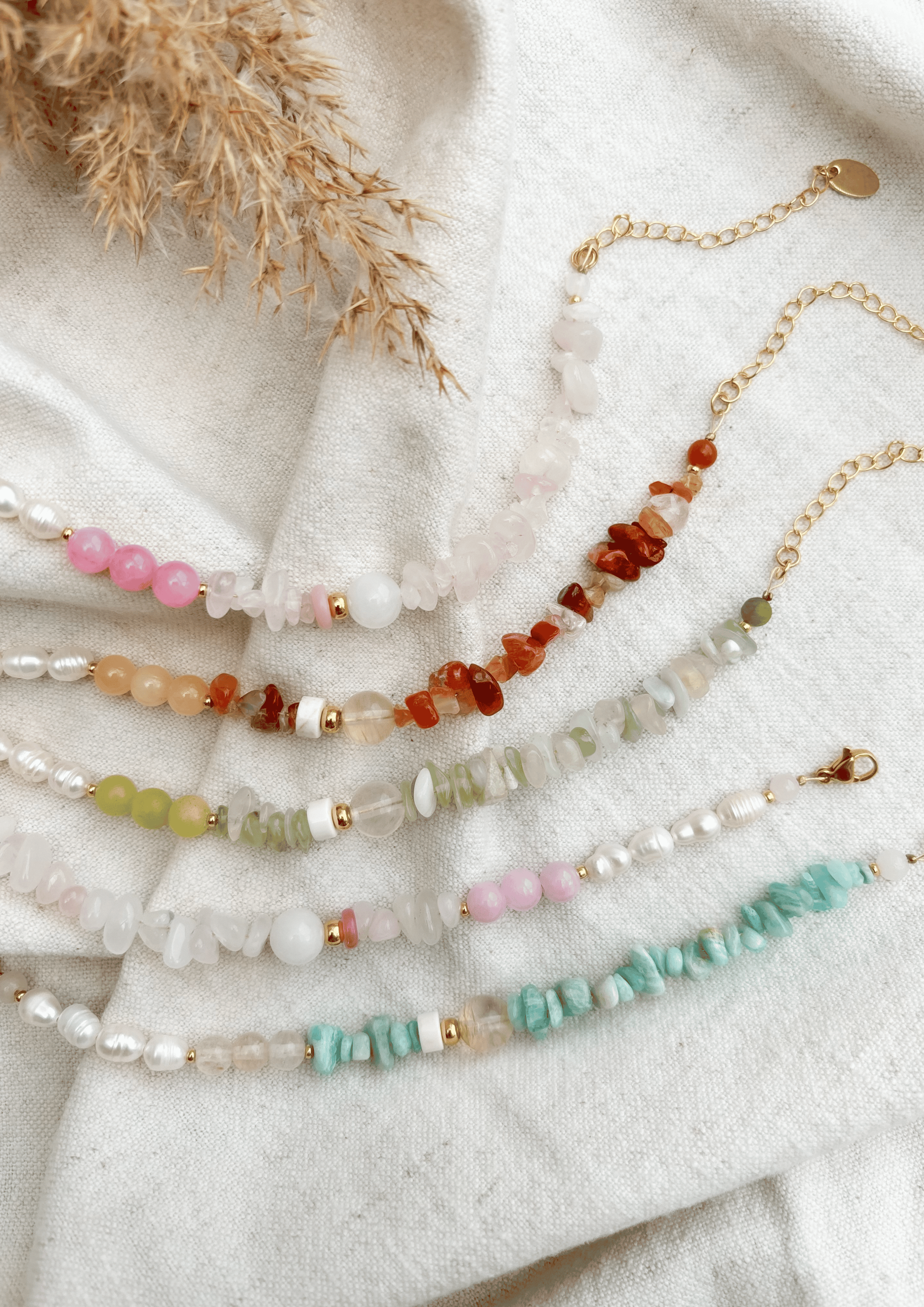 Perlenarmband ''Ava'' | grün | Allerliebst - Bild 6