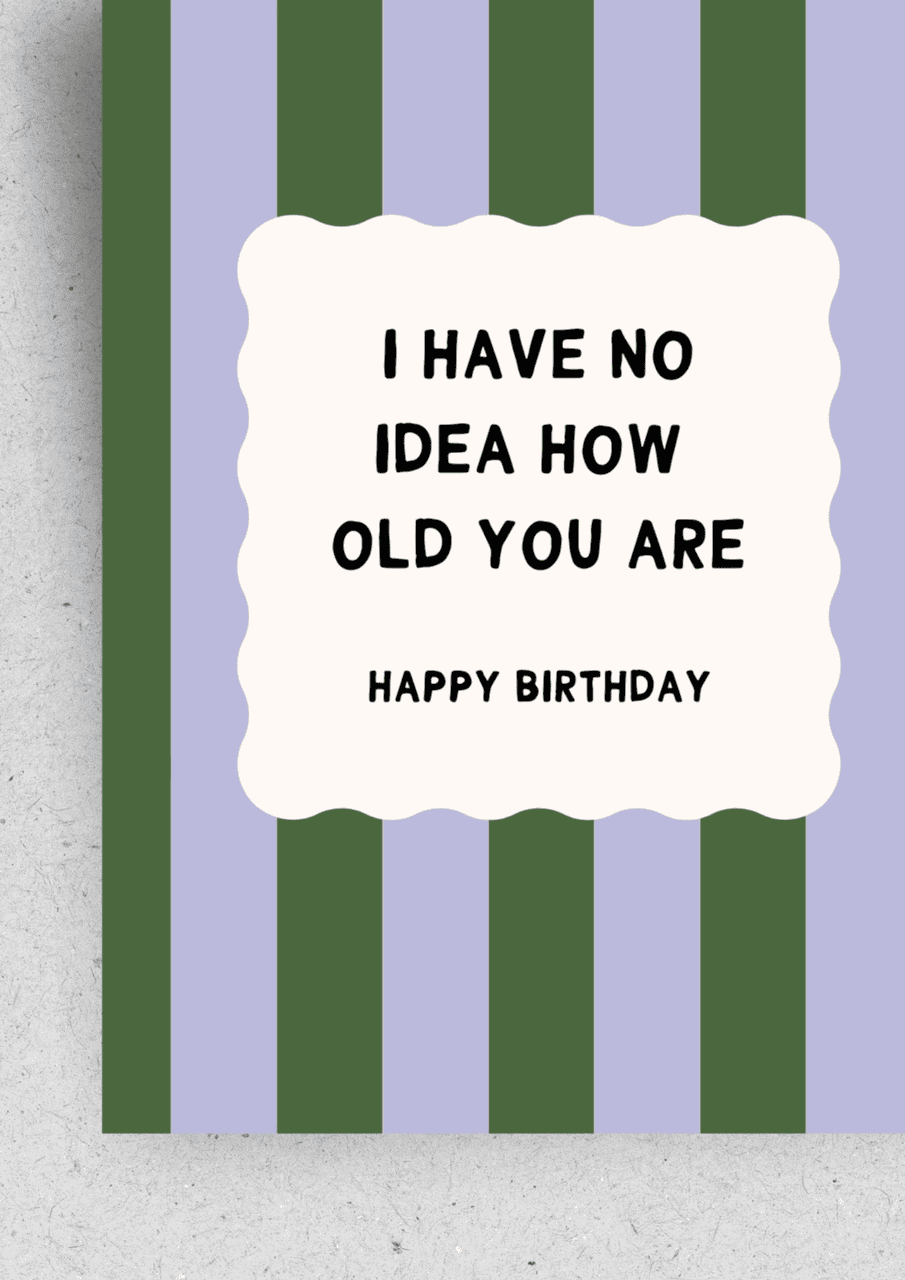 Karte ''Happy Birthday'' | grün/flieder | HELLOPINLIN - Bild 2
