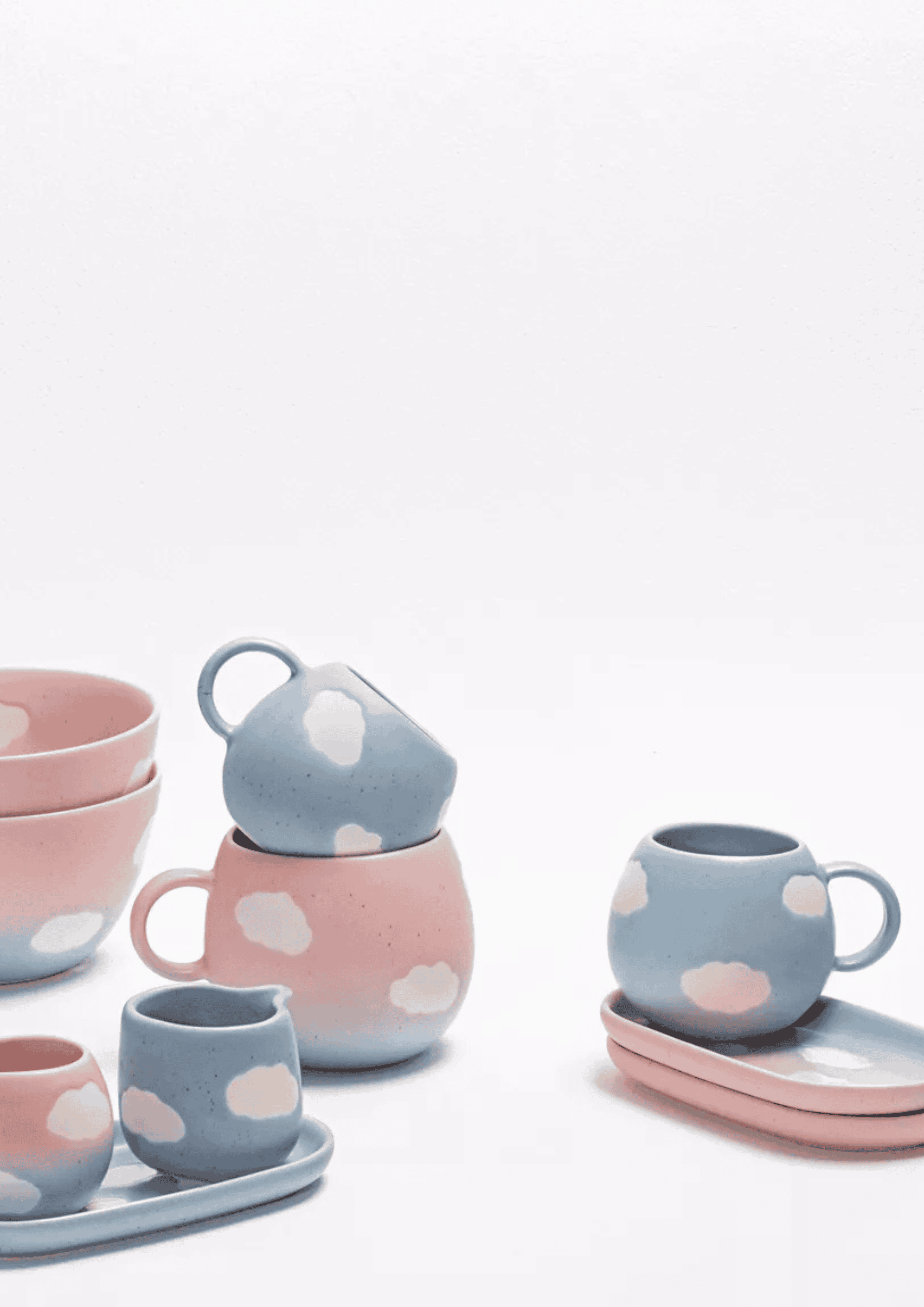 Keramiktasse ''Cloud'' | himmelblau | EGG BACK HOME - Bild 5