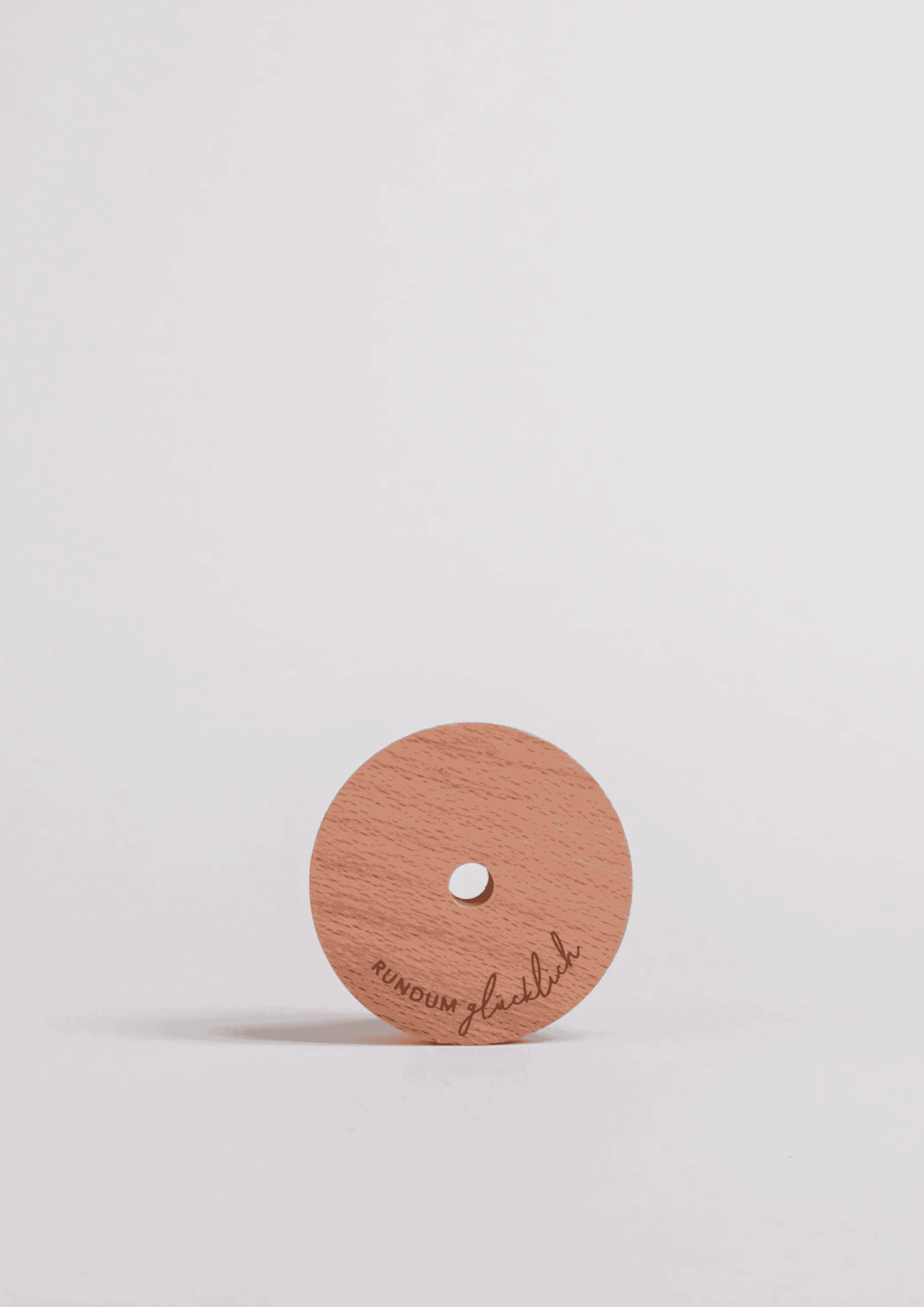 Deckel ''Rundum glücklich'' | holz/natur | EULENSCHNITT - Bild 2