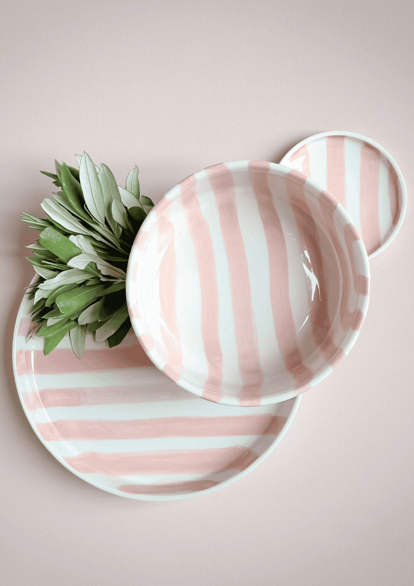 Keramikschale ''Stripes'' | incanto rose | MAGAZIN MINORI - Bild 2