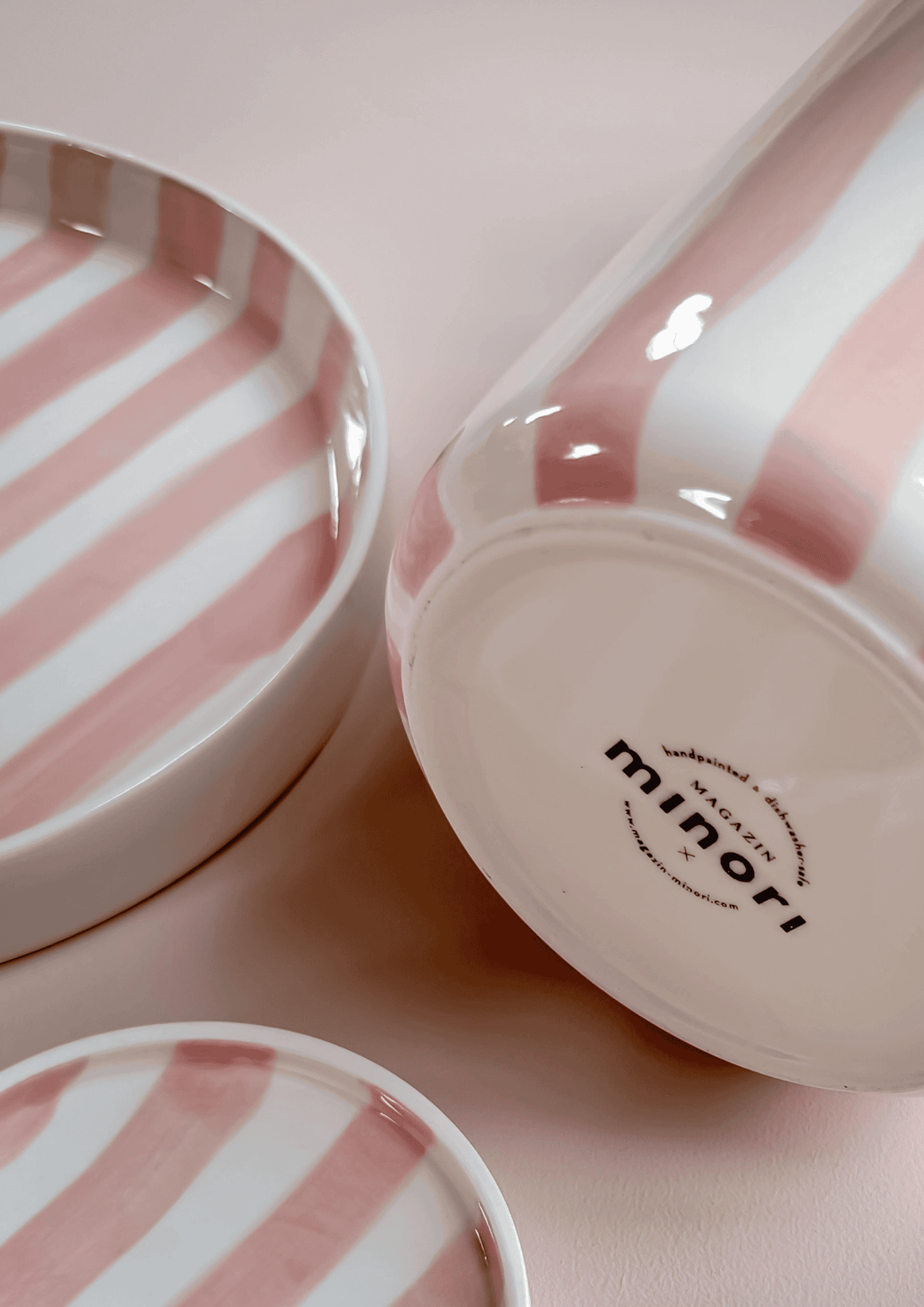 Keramikschale ''Stripes'' | incanto rose | MAGAZIN MINORI - Bild 6