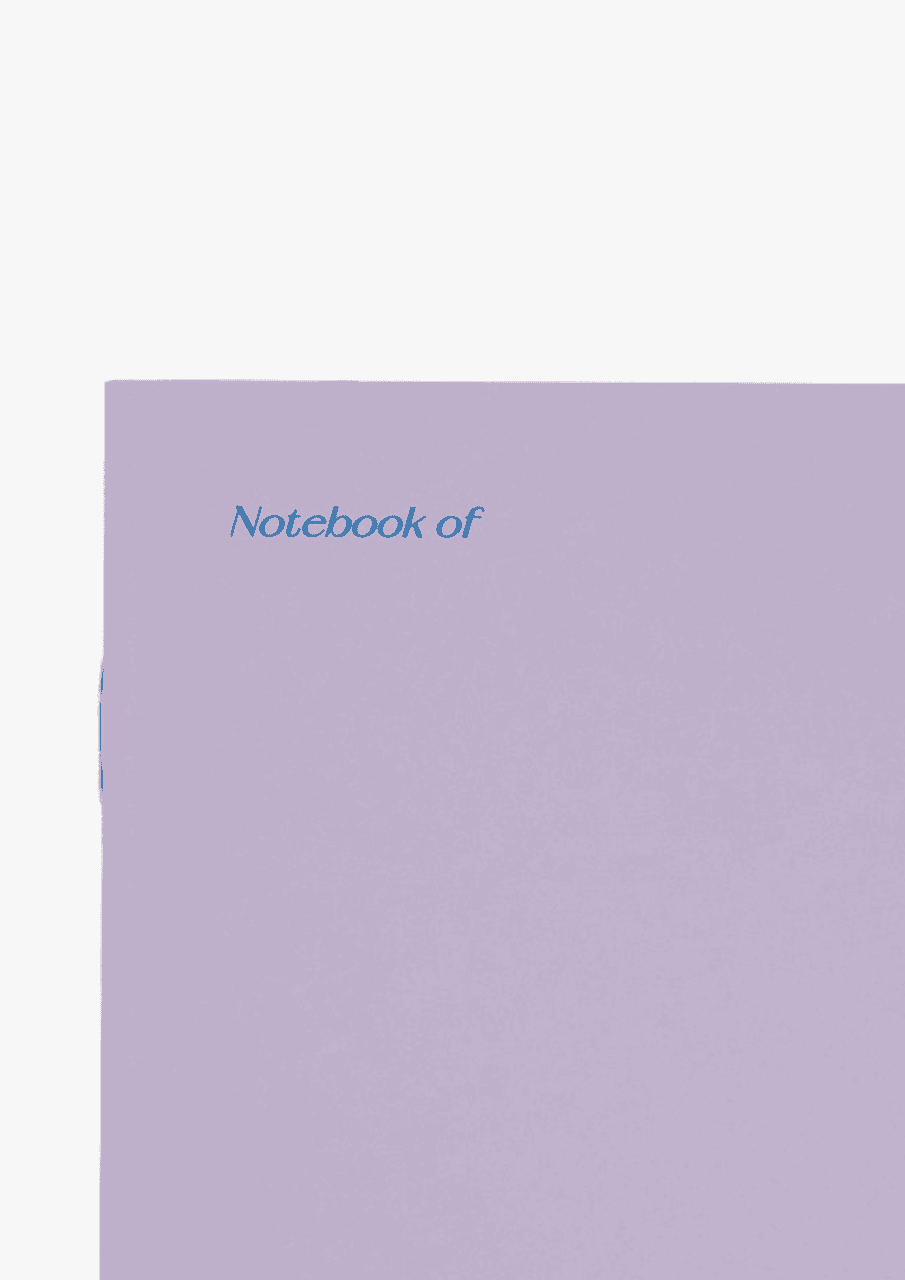 Notizbuch "Right about" | lila/blau | TYPEALIVE - Bild 3