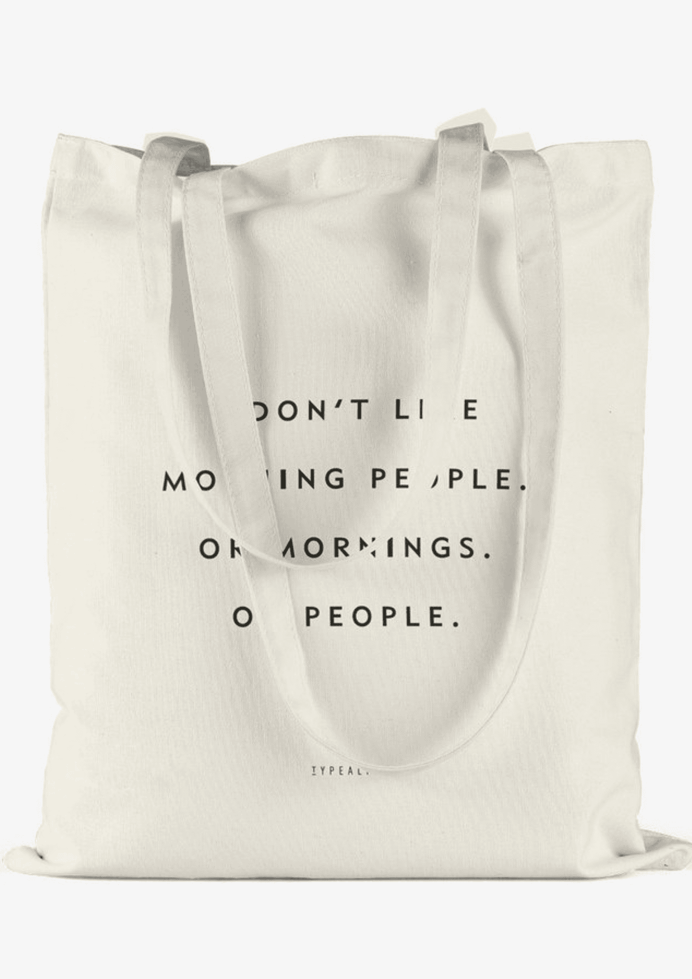 Baumwolltasche "Morning People" | natur | TYPEALIVE - Bild 3