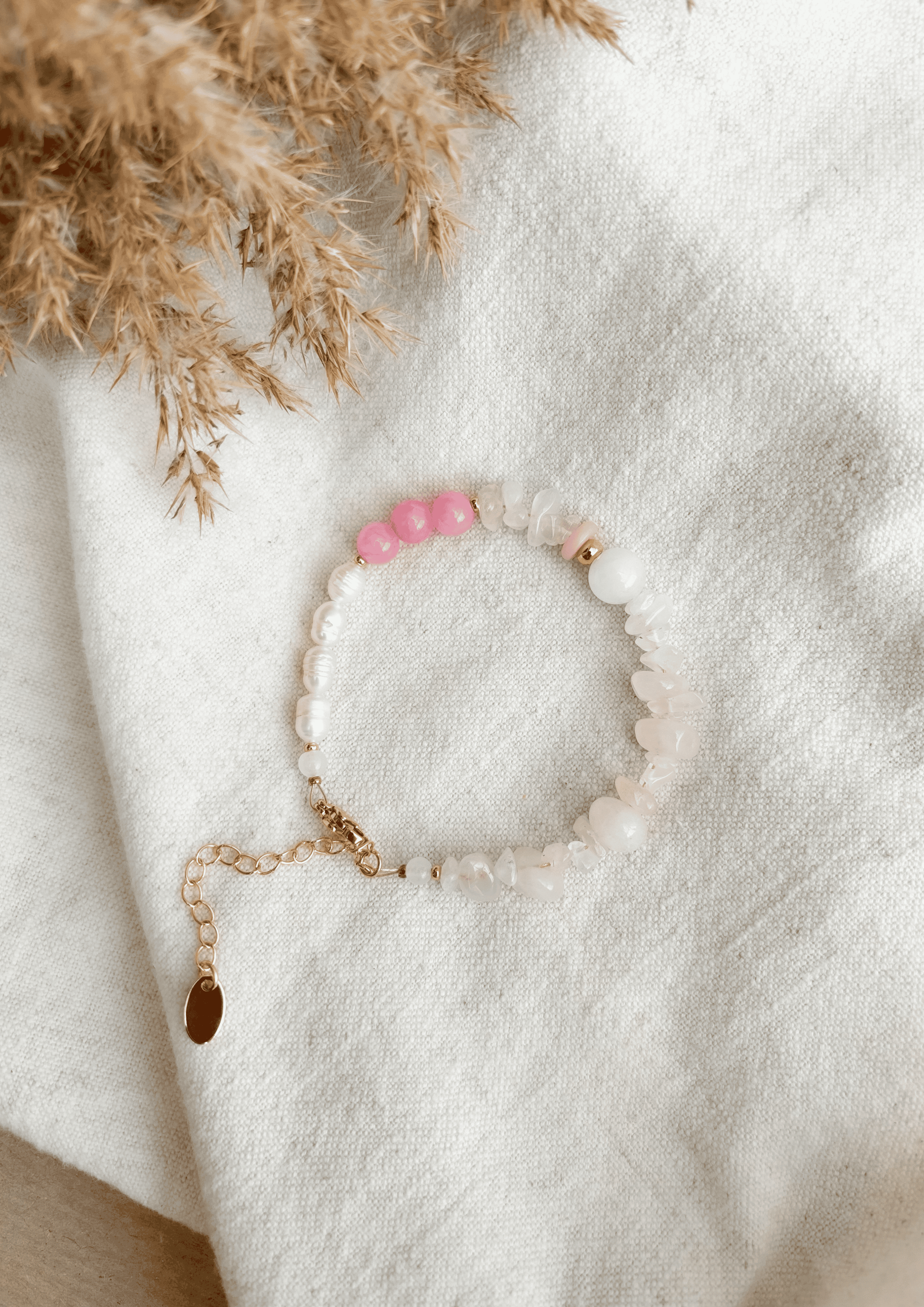 Perlenarmband ''Léa'' | rosa | Allerliebst